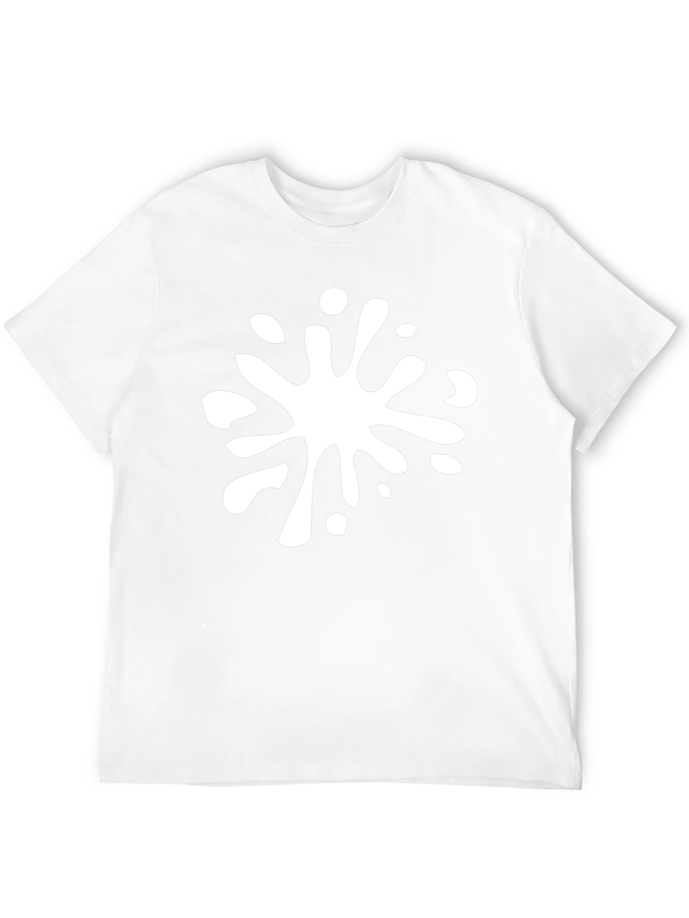 Cool Ink Splatter Black T-Shirt