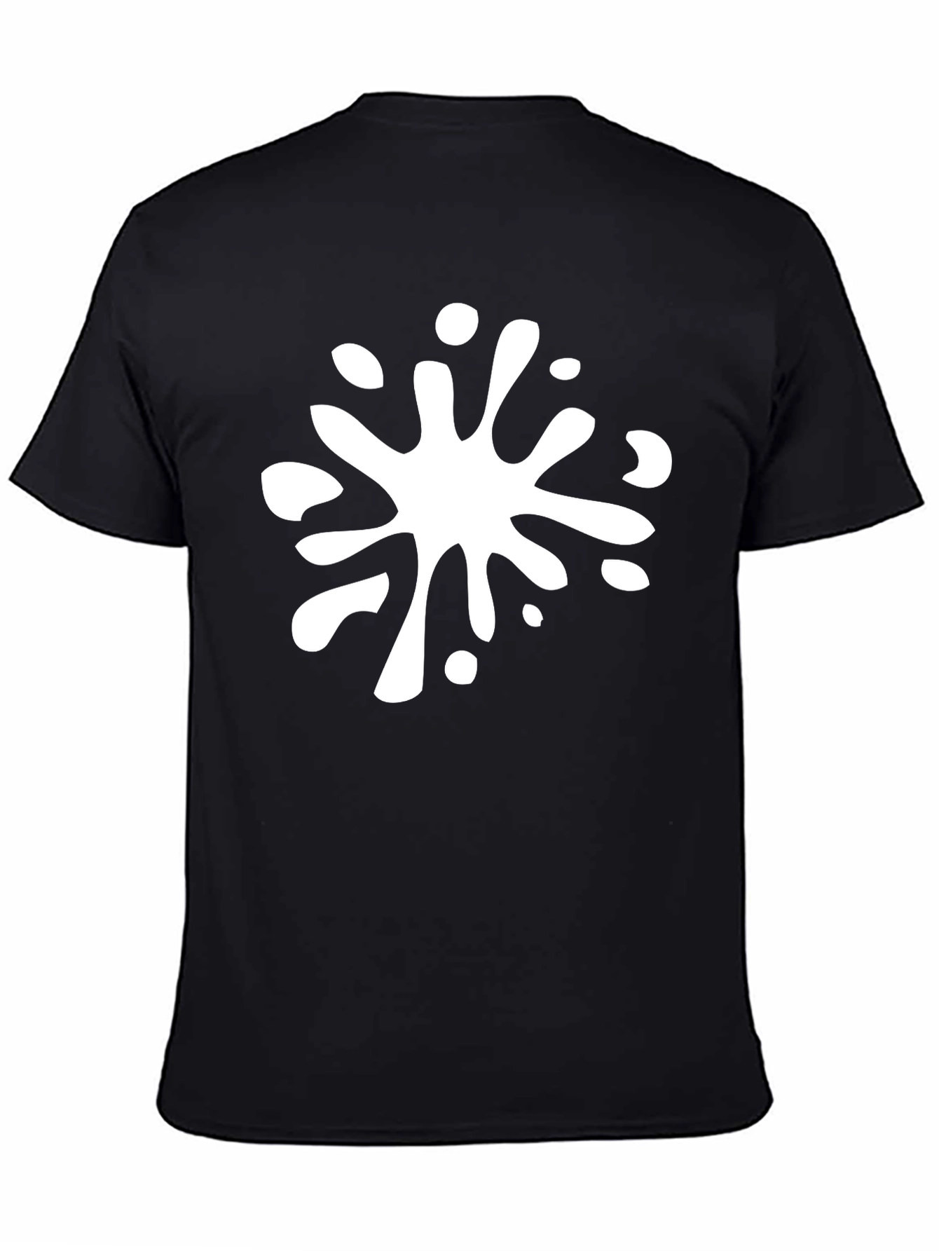 Cool Ink Splatter Black T-Shirt