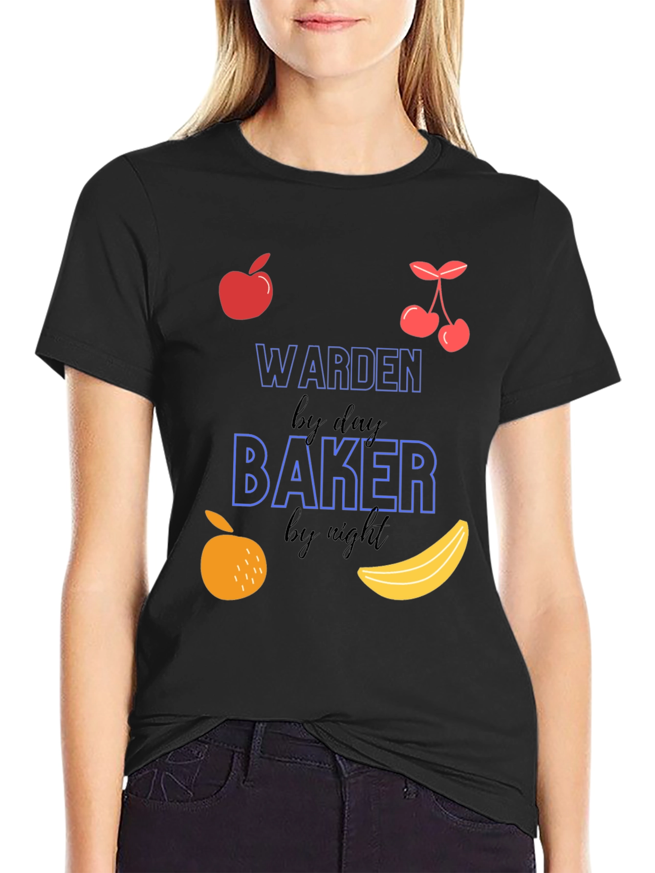 Warden by Day Baker by Night T-Shirt