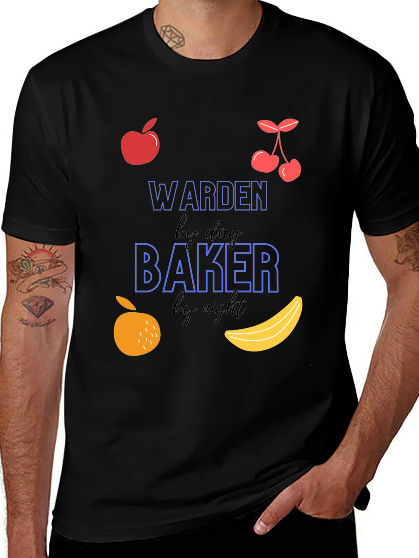 Warden by Day Baker by Night T-Shirt
