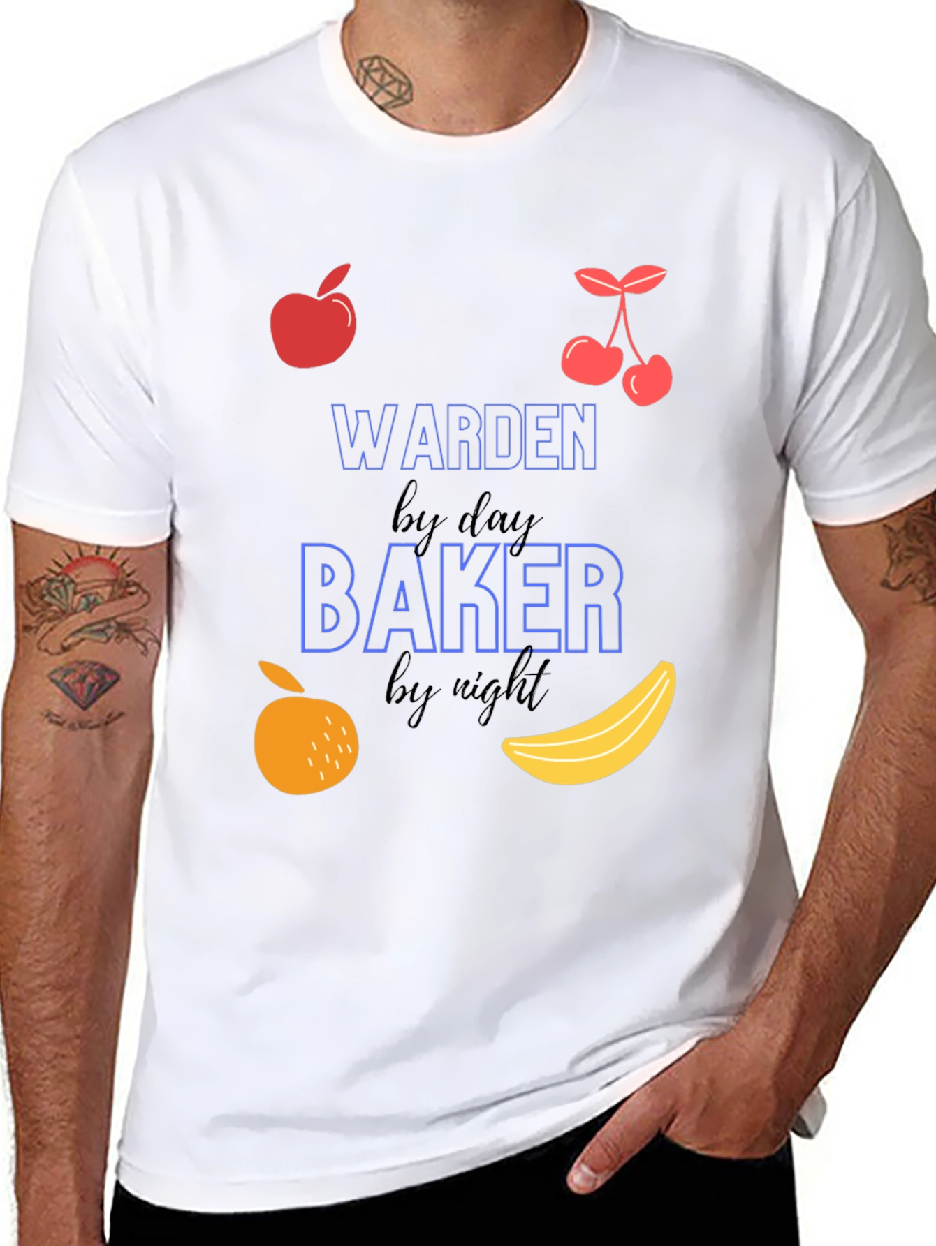 Warden by Day Baker by Night T-Shirt