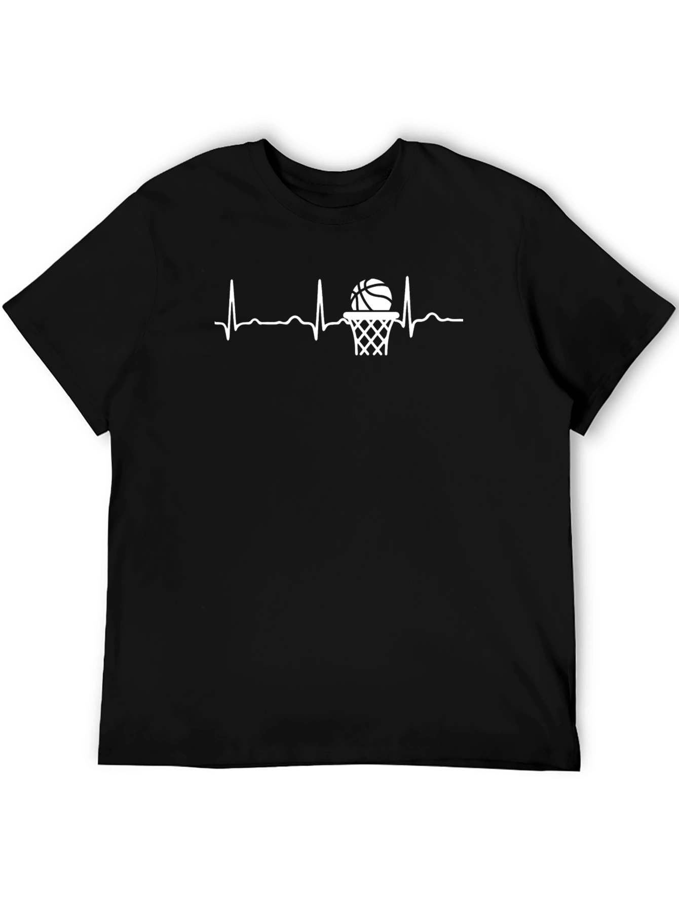 Basketball Heartbeat Graphic Tee