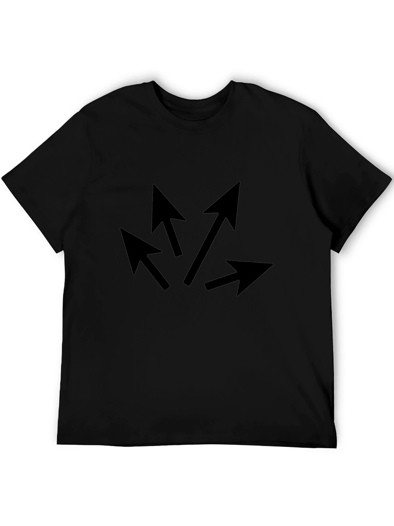 Arrows Graphic Black T-Shirt