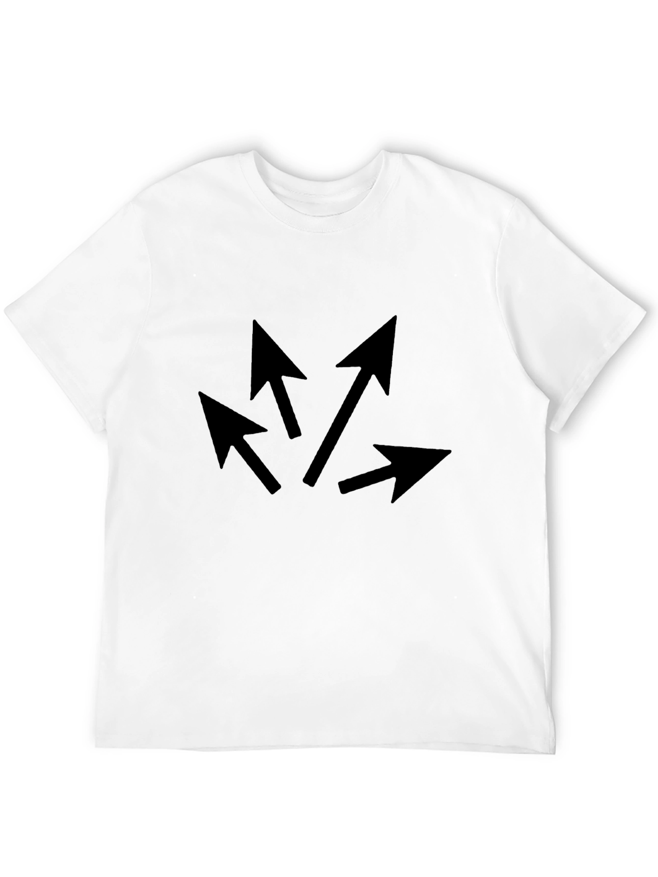 Arrows Graphic Black T-Shirt