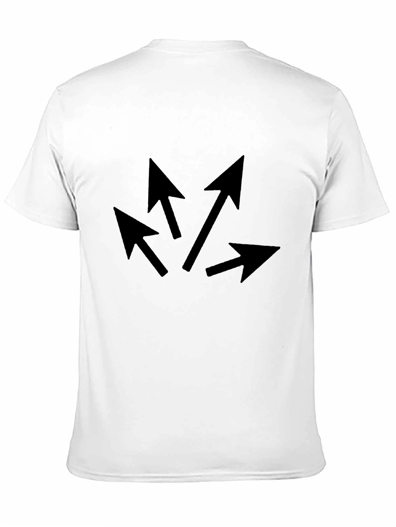 Arrows Graphic Black T-Shirt