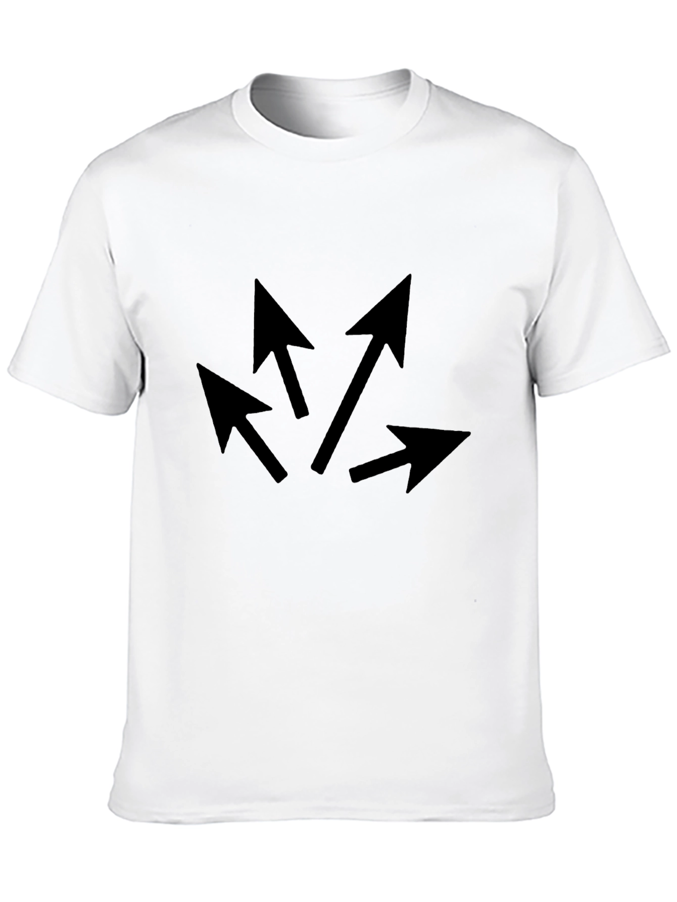 Arrows Graphic Black T-Shirt