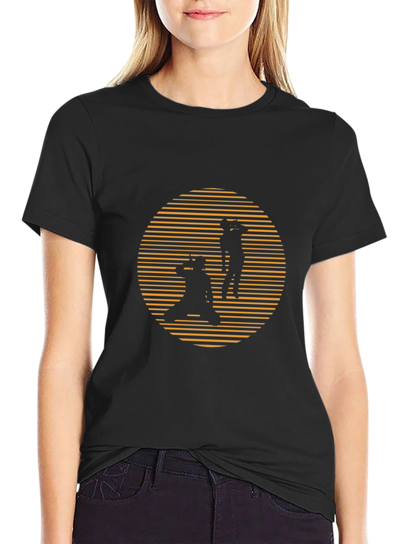 Retro Silhouette Graphic T-Shirt