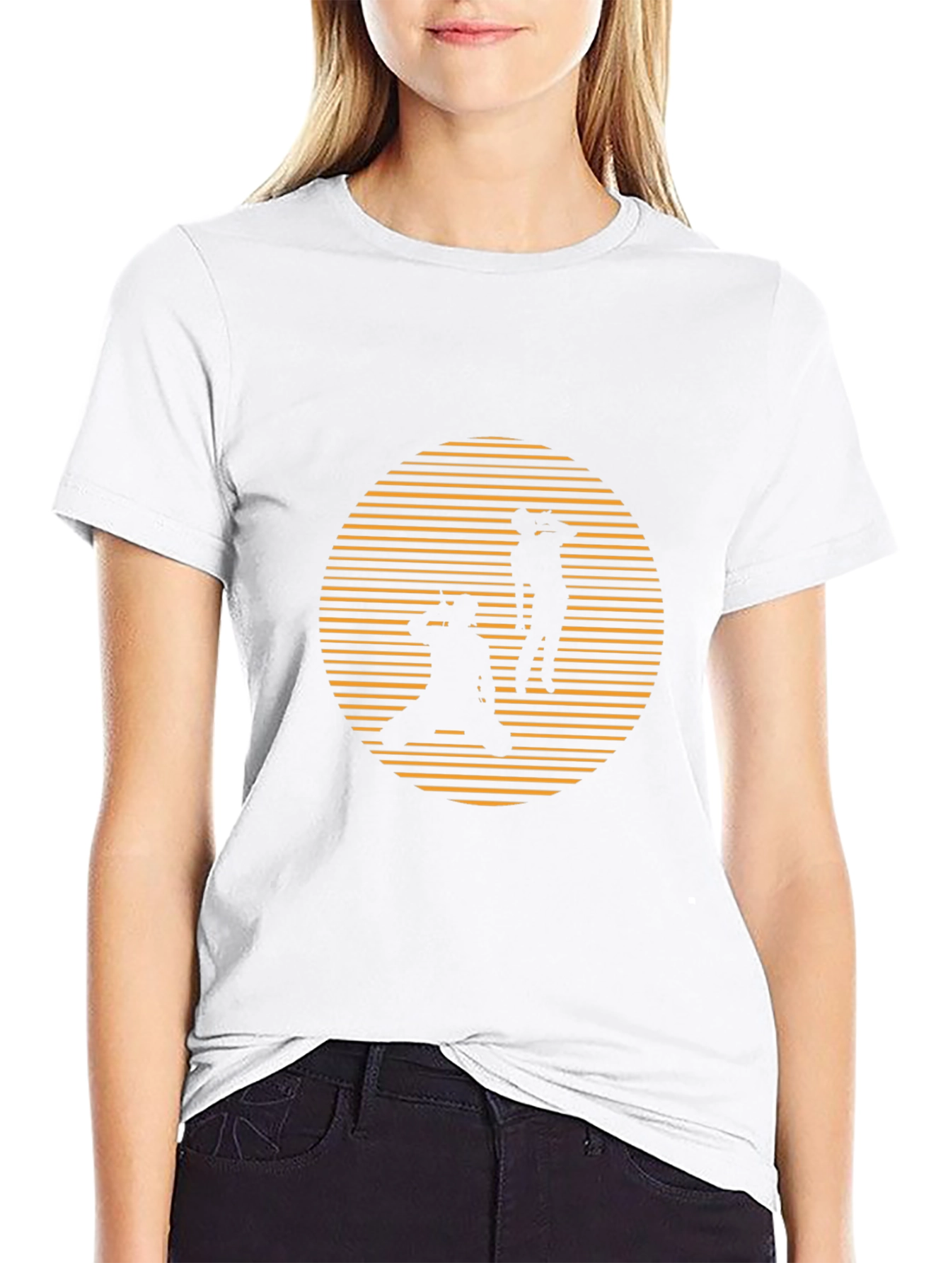 Retro Silhouette Graphic T-Shirt