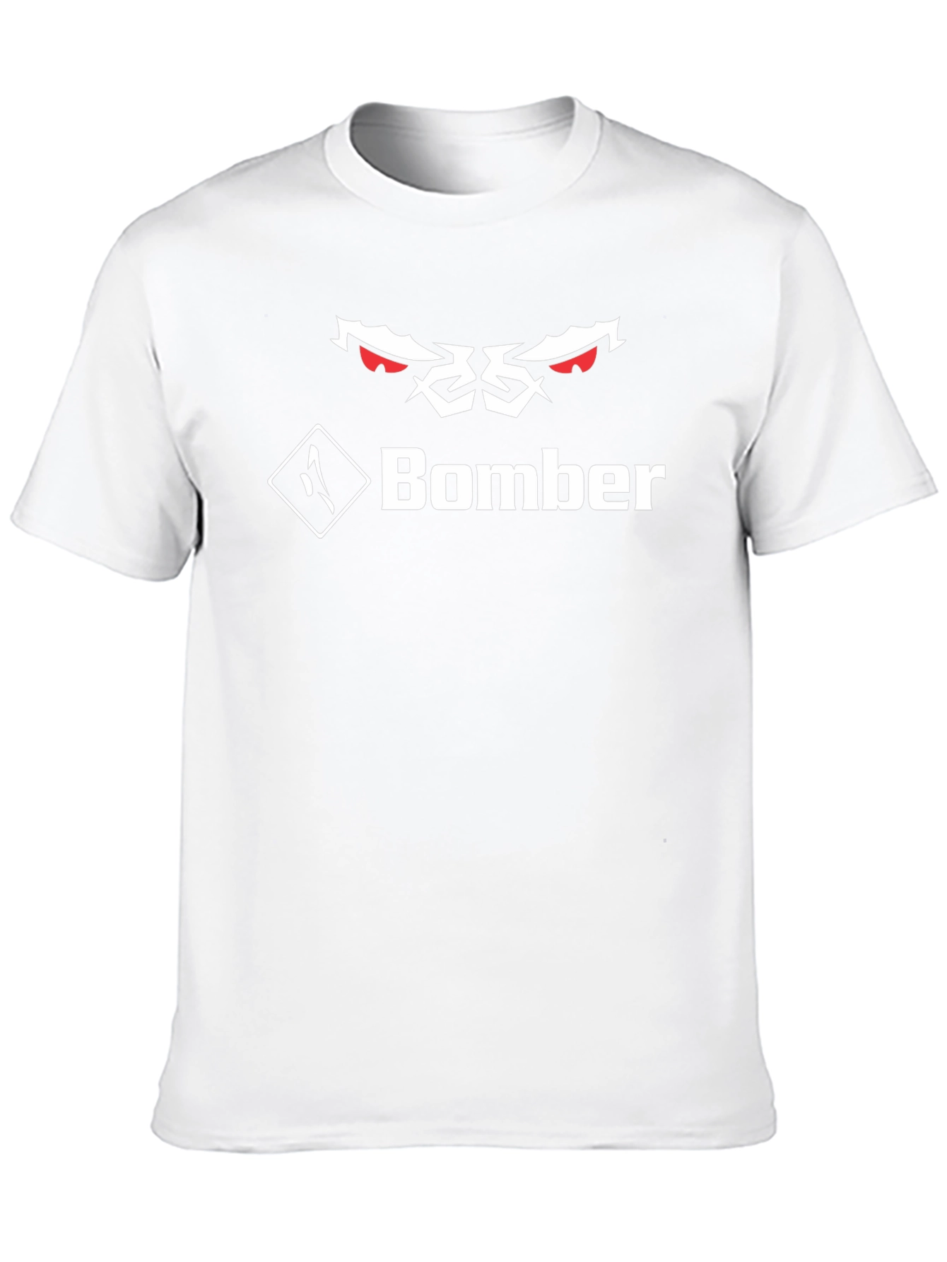 Bomber Graphic Tee - Black Crew Neck T-Shirt