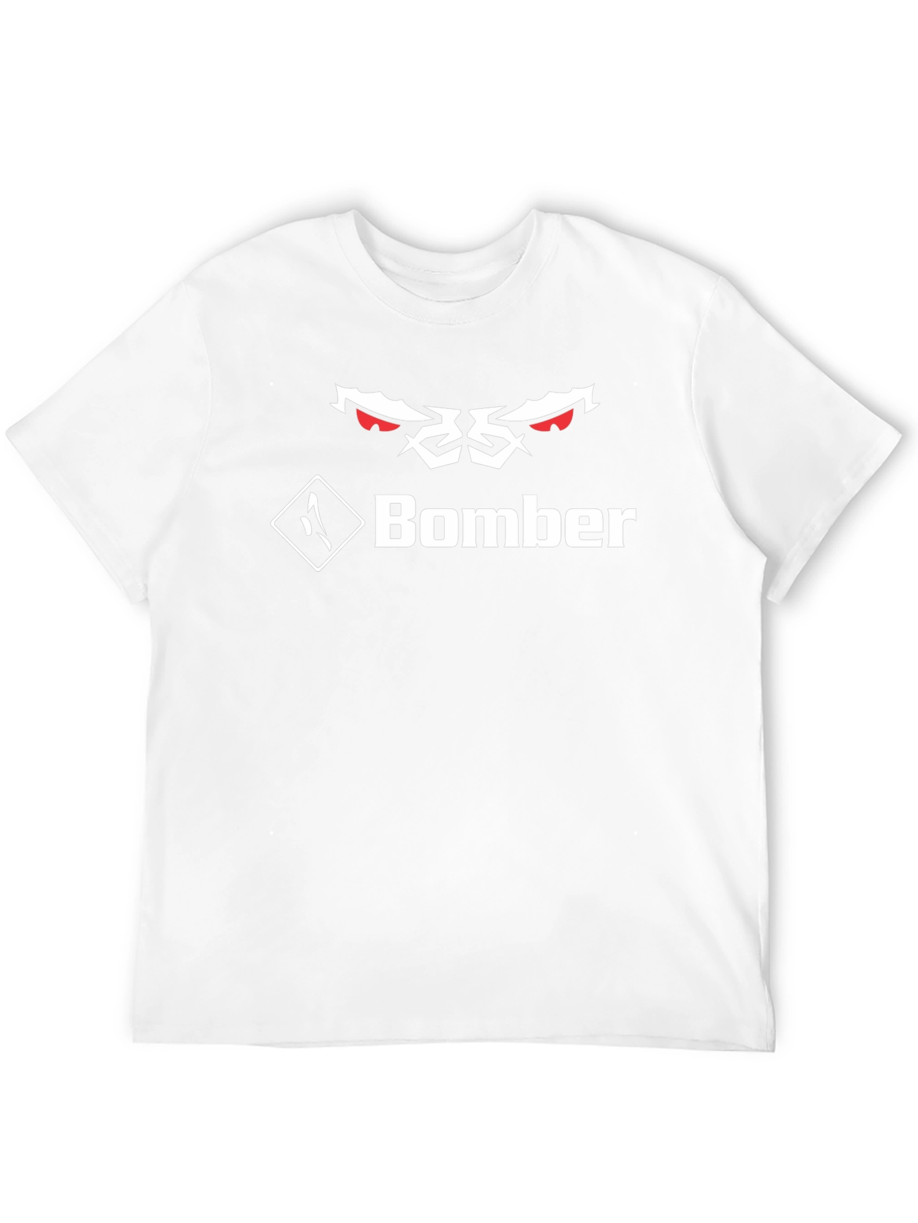 Bomber Graphic Tee - Black Crew Neck T-Shirt