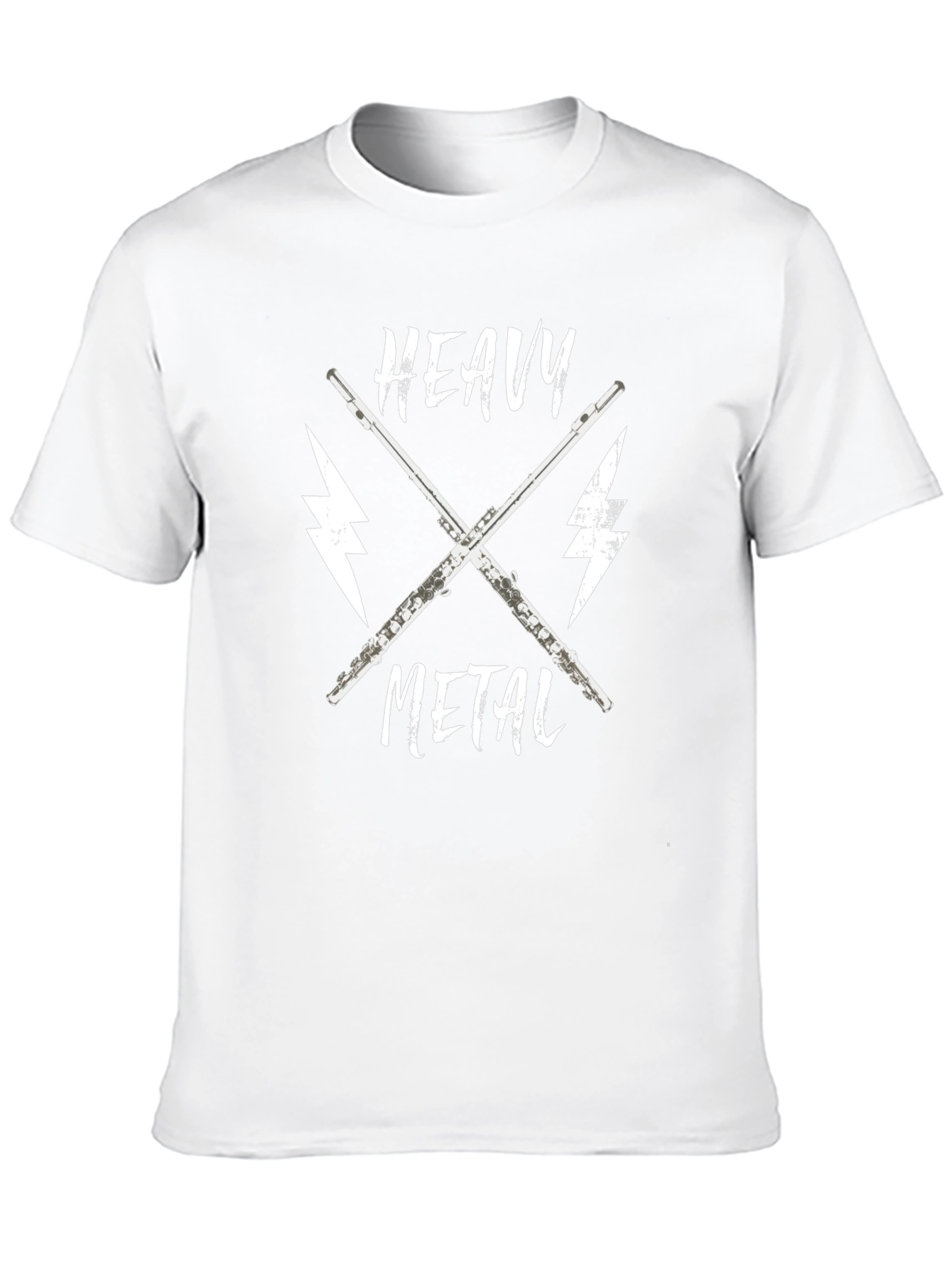 Heavy Metal Flute T-Shirt - Musician Gift