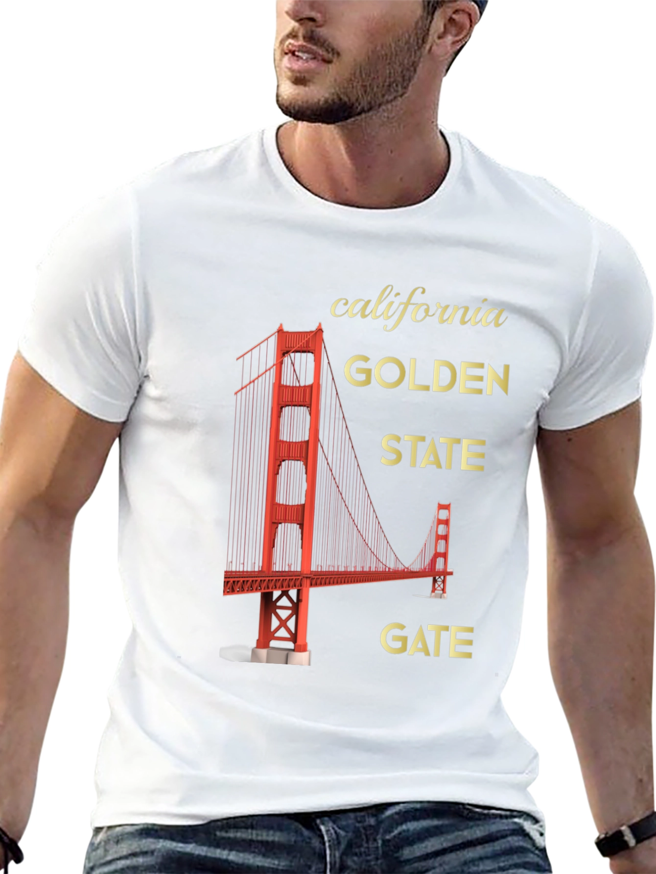 Golden Gate Bridge Graphic T-Shirt