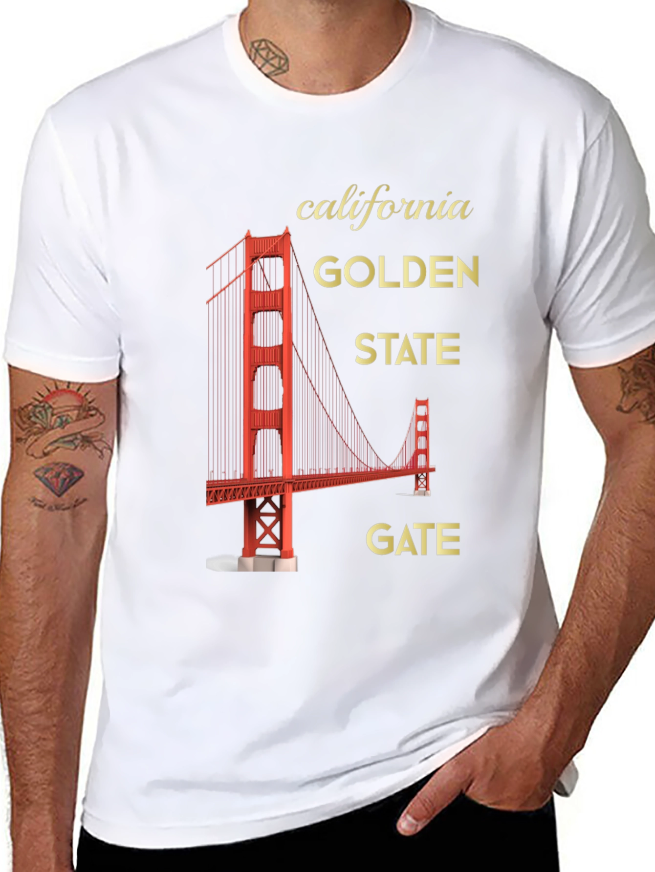 Golden Gate Bridge Graphic T-Shirt