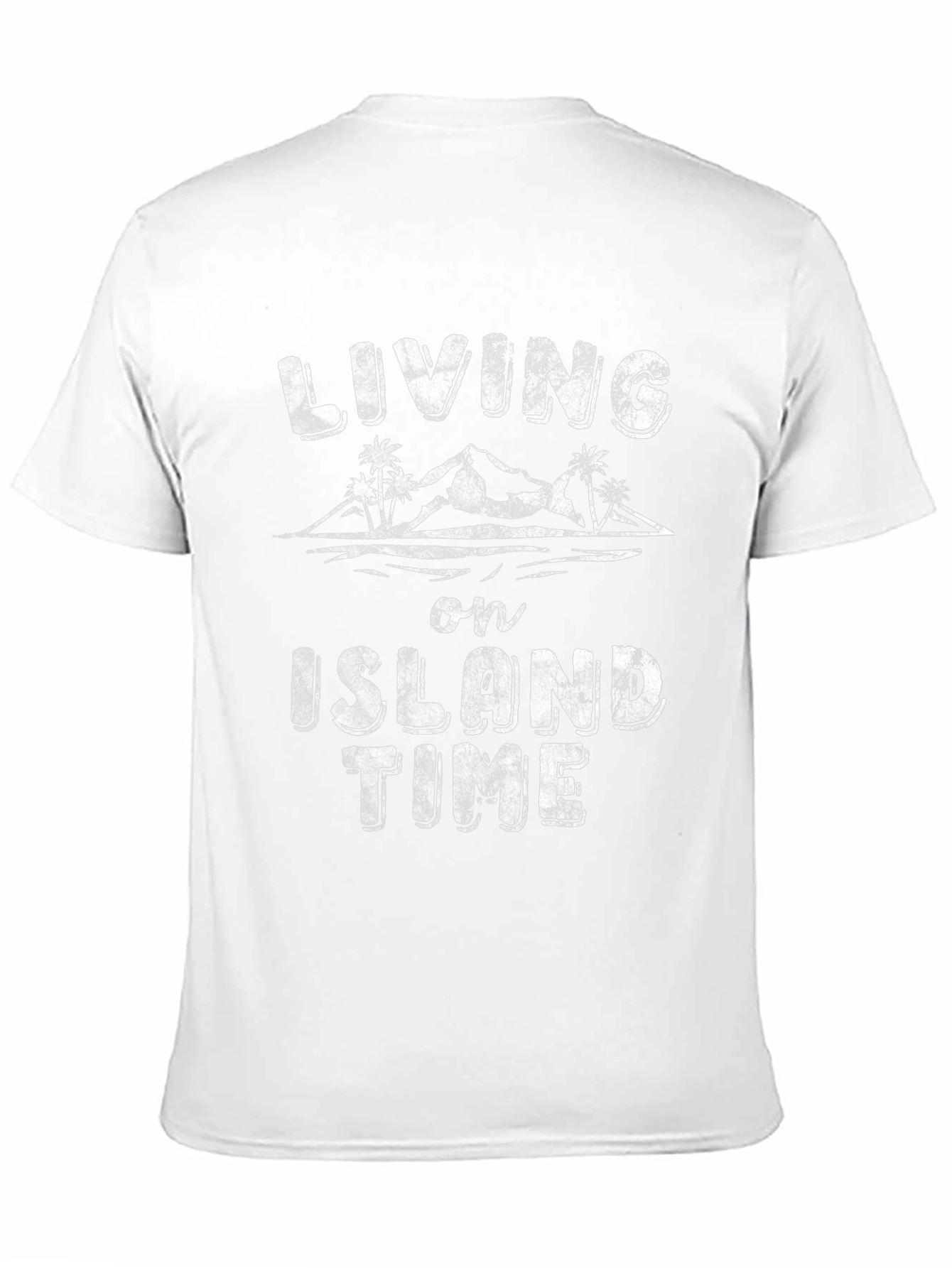 Living on Island Time T-Shirt - Tropical Vacation Vibes
