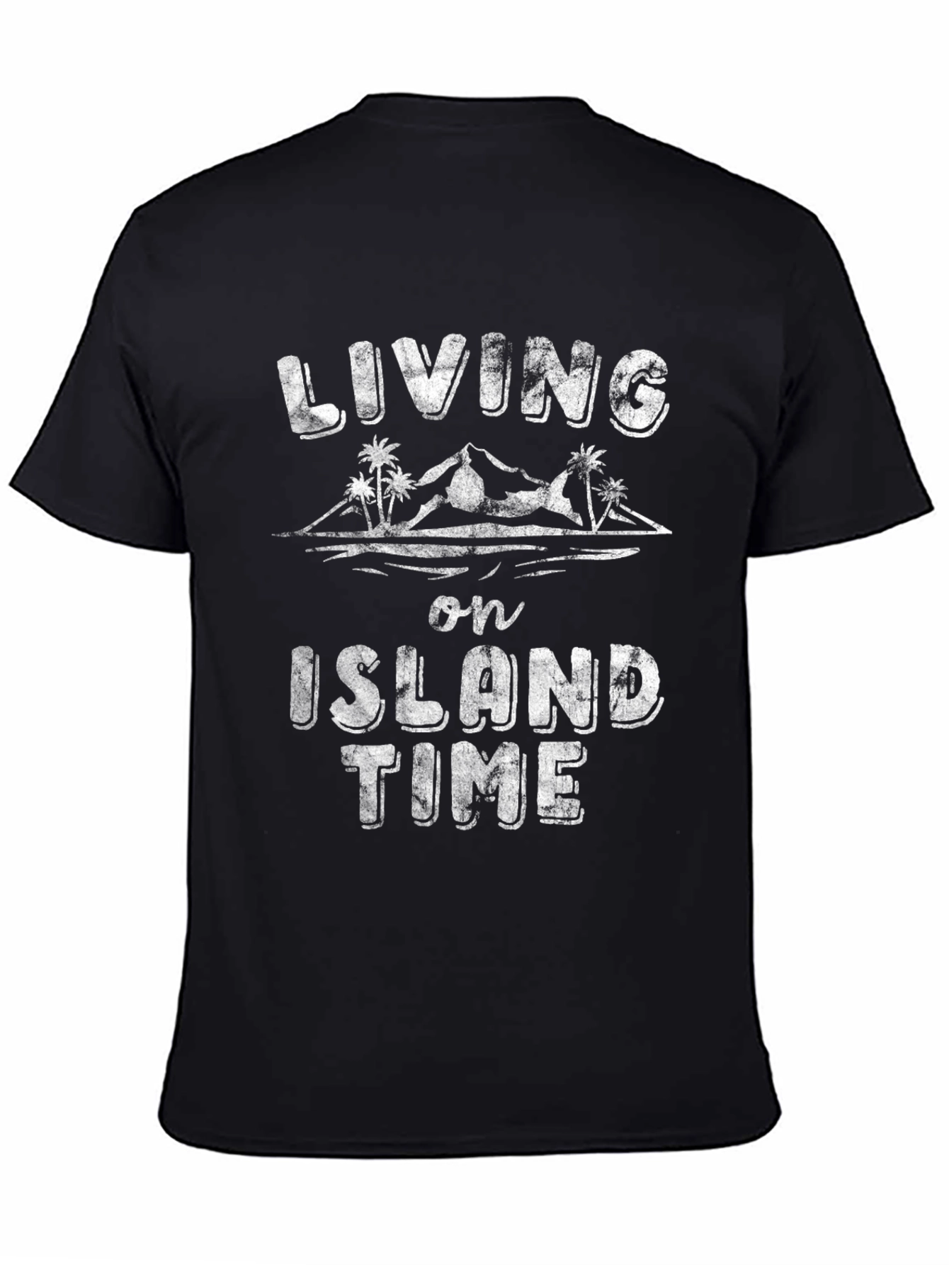 Living on Island Time T-Shirt - Tropical Vacation Vibes