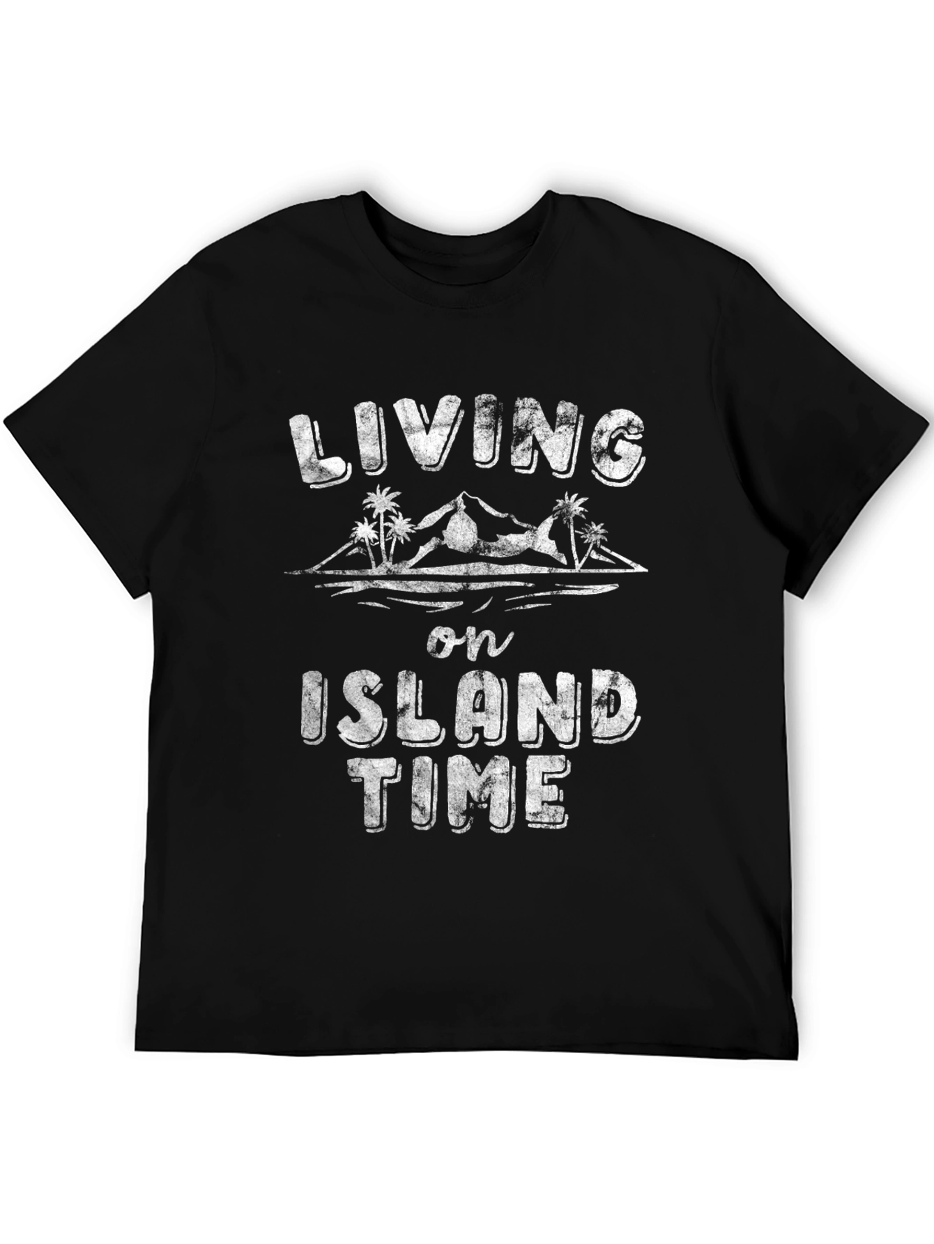 Living on Island Time T-Shirt - Tropical Vacation Vibes