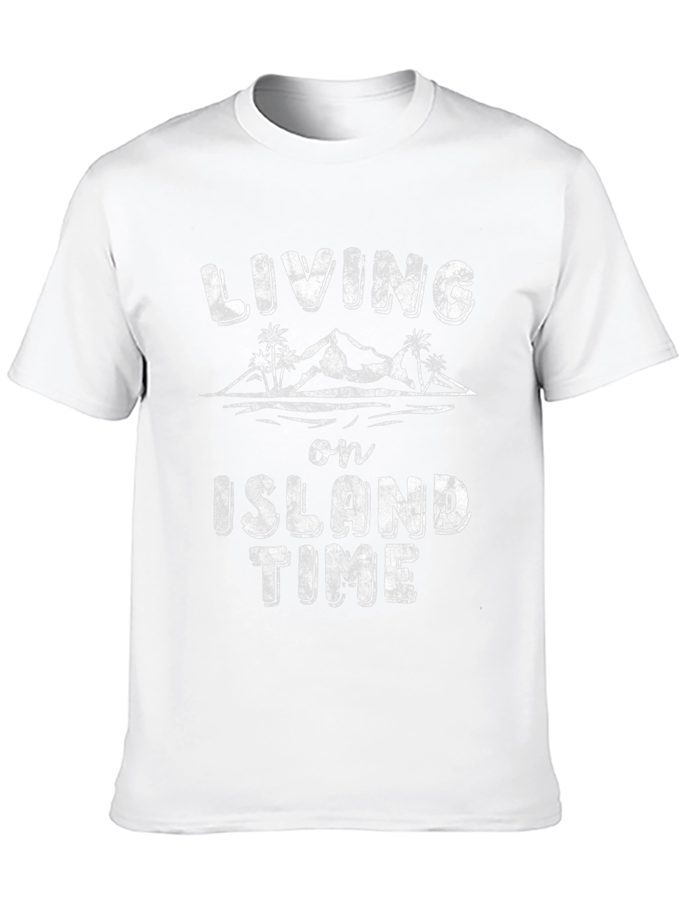 Living on Island Time T-Shirt - Tropical Vacation Vibes