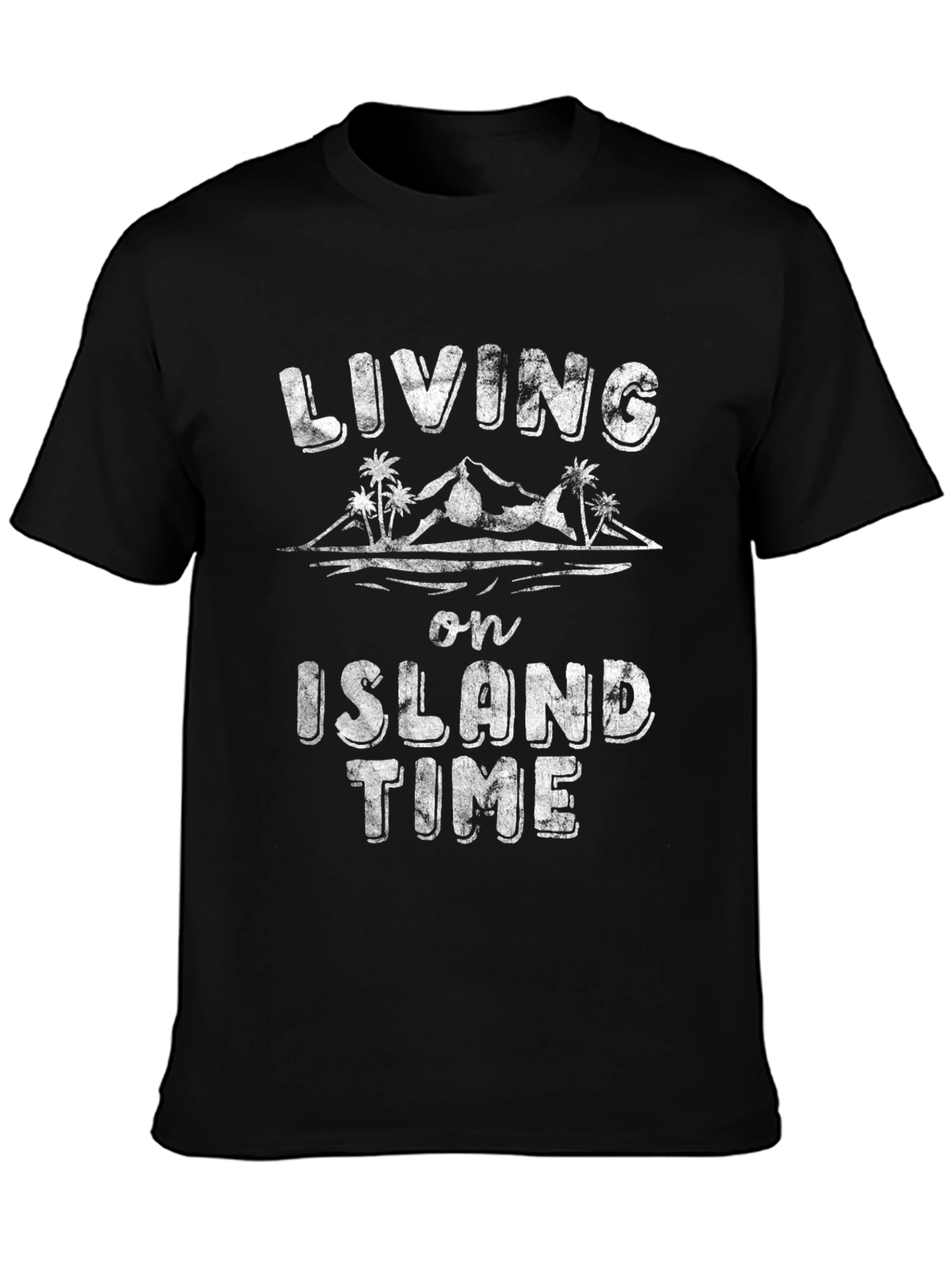 Living on Island Time T-Shirt - Tropical Vacation Vibes