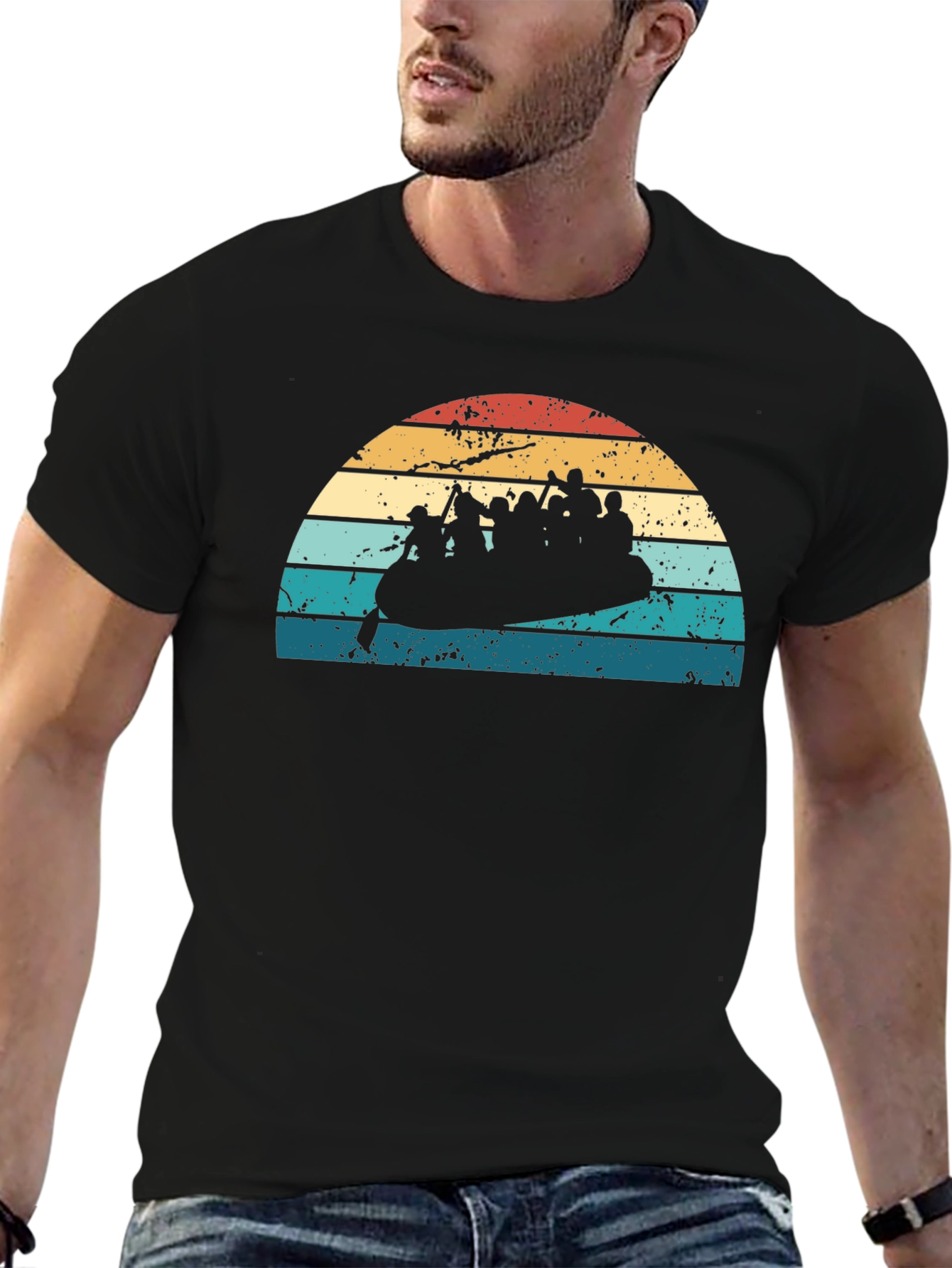 Retro Rafting T-Shirt - Adventure Ready!