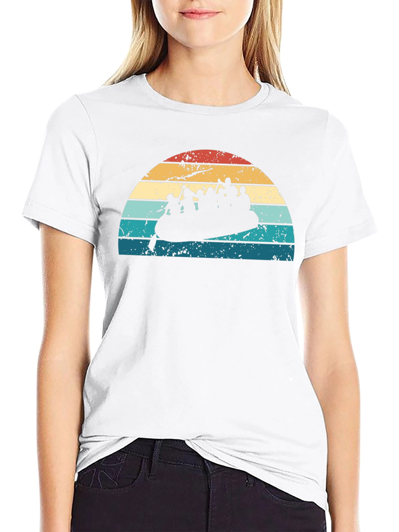 Retro Rafting T-Shirt - Adventure Ready!