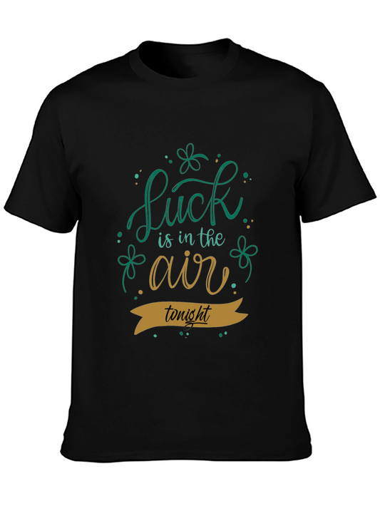 Lucky St. Patricks Day Black T-Shirt