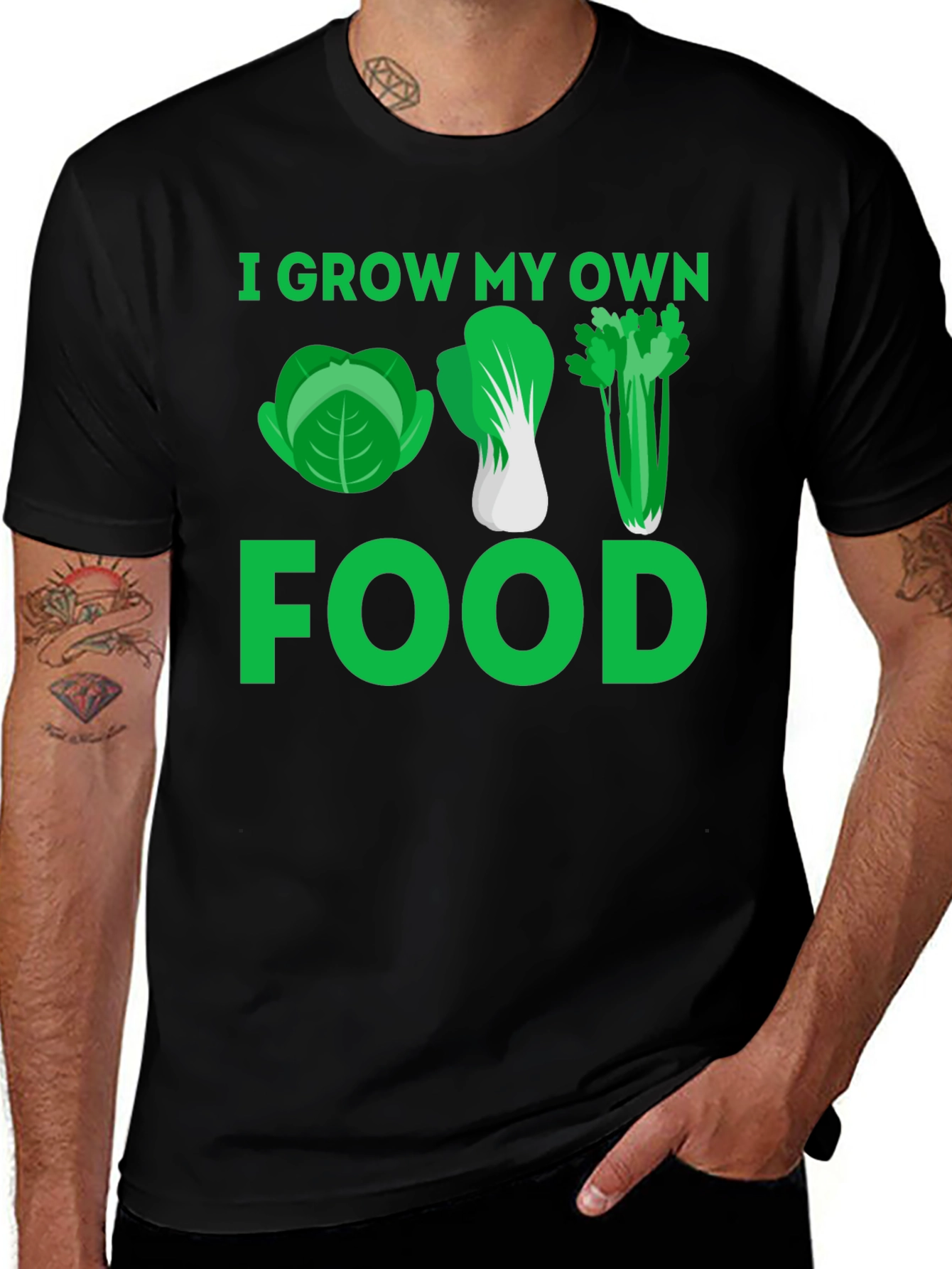 I Grow My Own Food T-Shirt - Gardening Tee