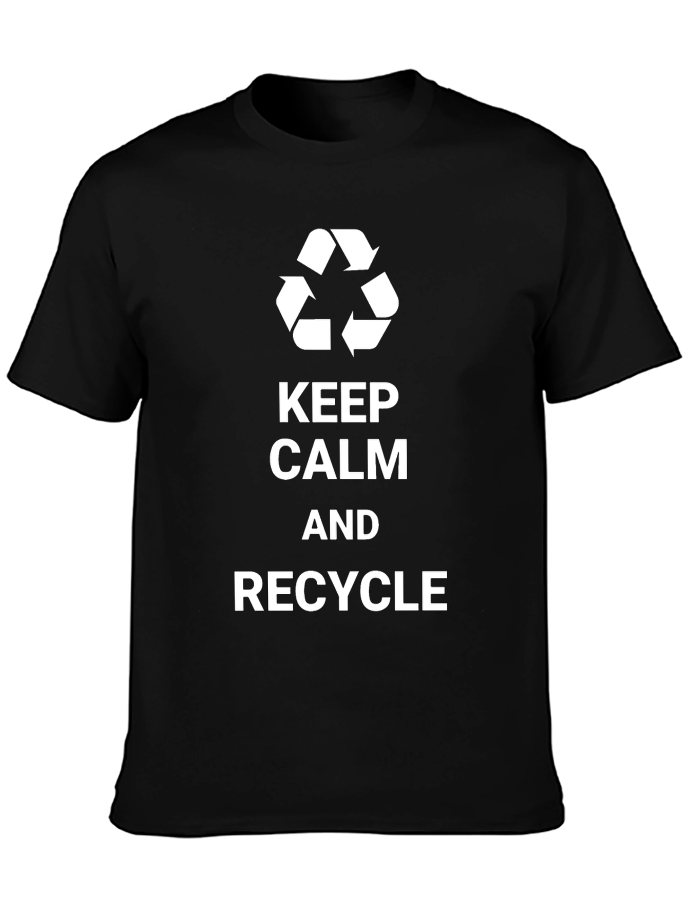 Keep Calm and Recycle T-Shirt - Eco-Friendly Tee