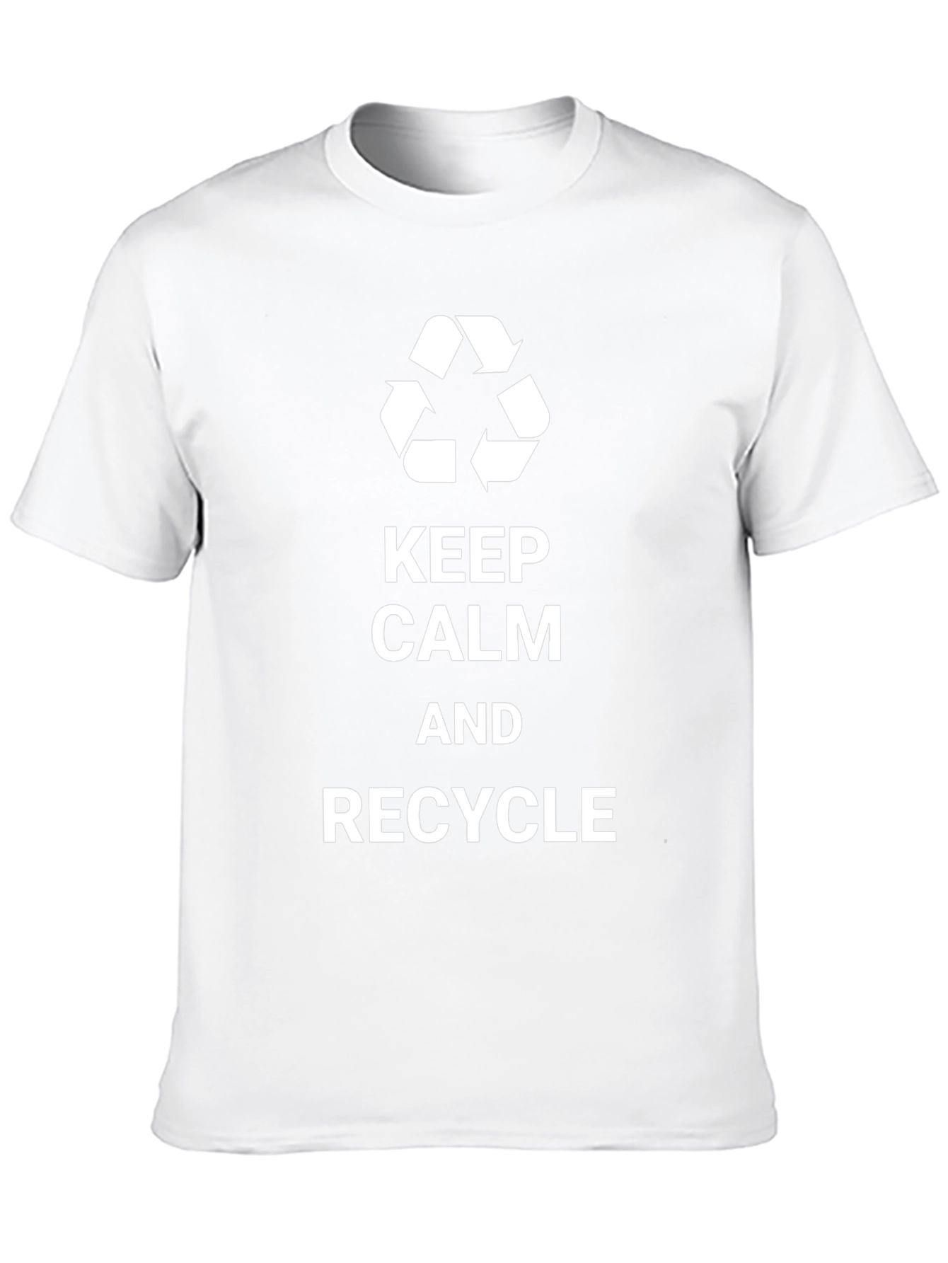 Keep Calm and Recycle T-Shirt - Eco-Friendly Tee