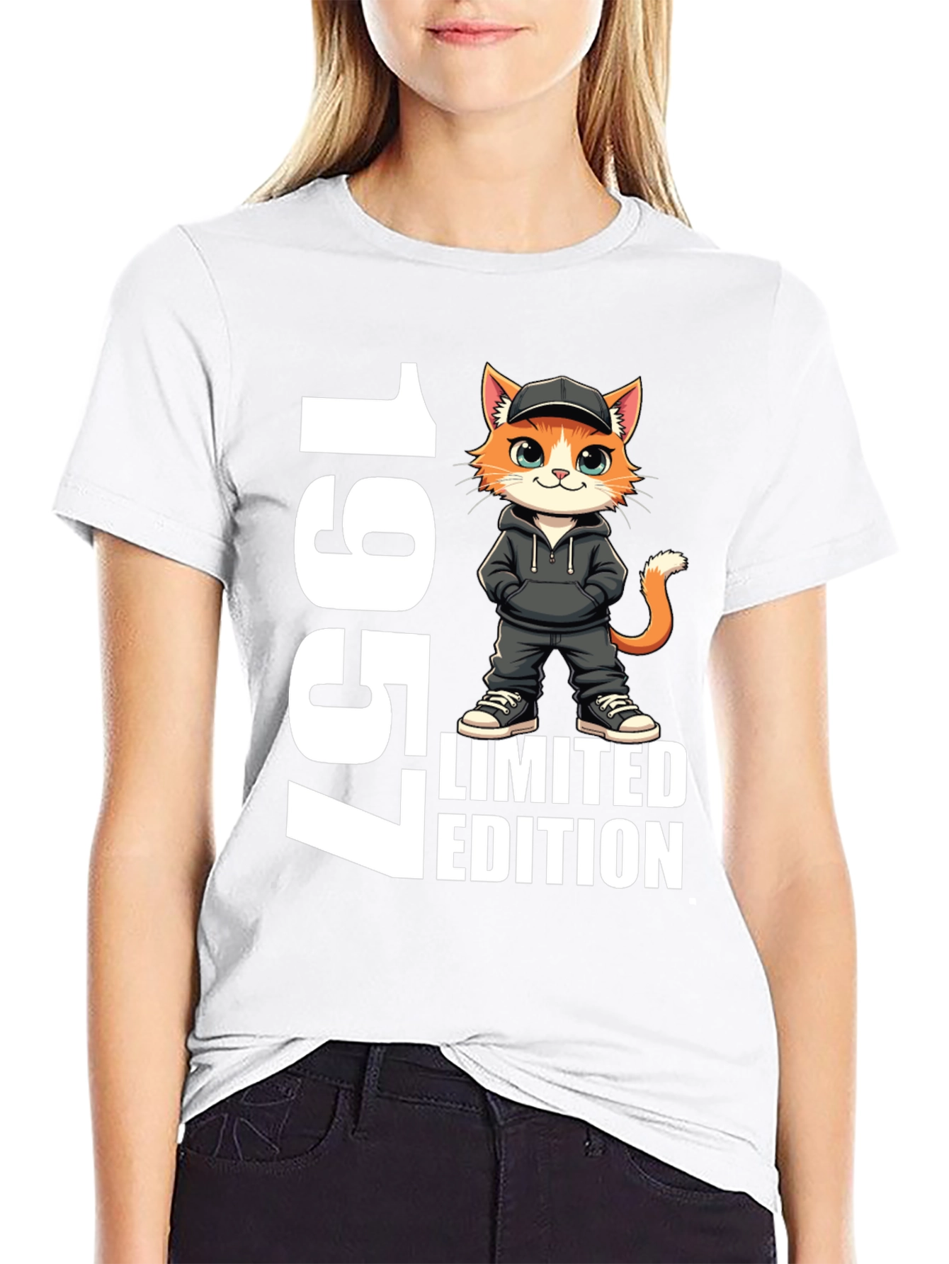 1957 Limited Edition Cat Graphic T-Shirt