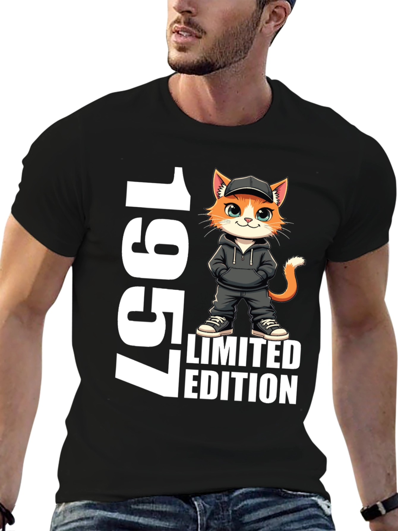 1957 Limited Edition Cat Graphic T-Shirt