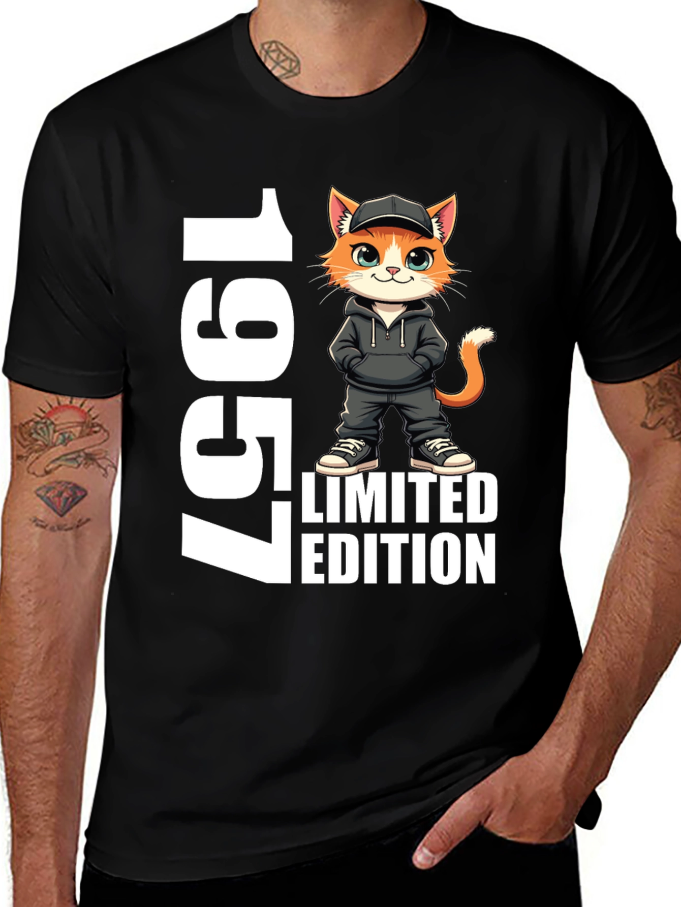 1957 Limited Edition Cat Graphic T-Shirt