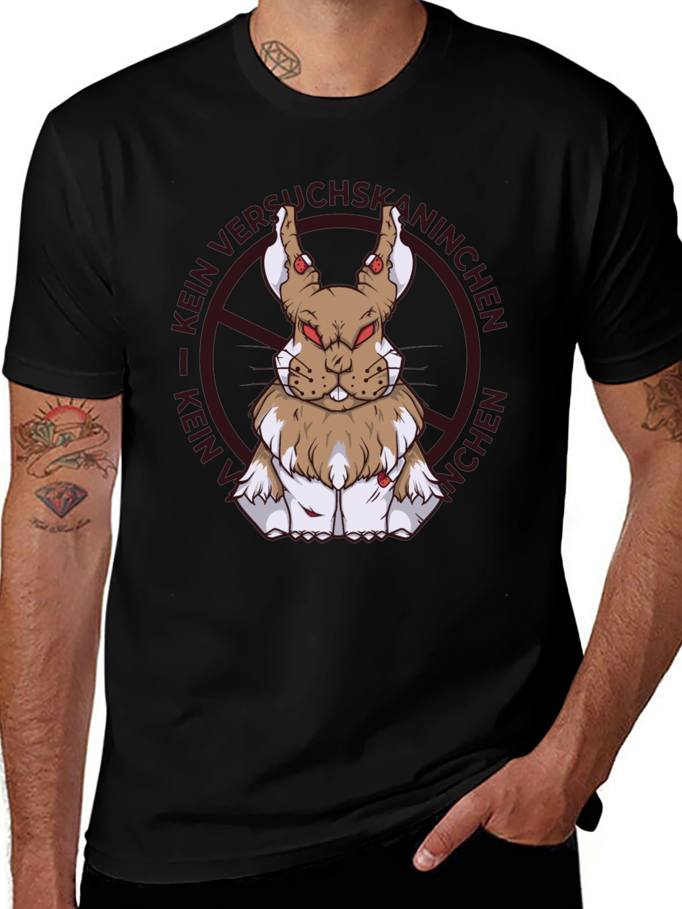 No Cuddles T-Shirt - Dark Humor Bunny Tee