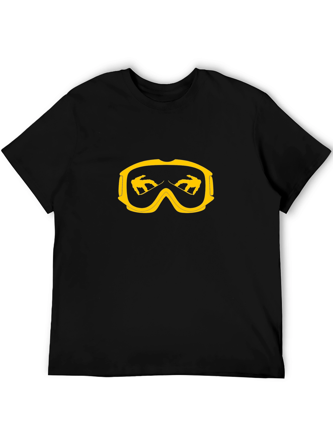 Snow Goggles T-Shirt - Black