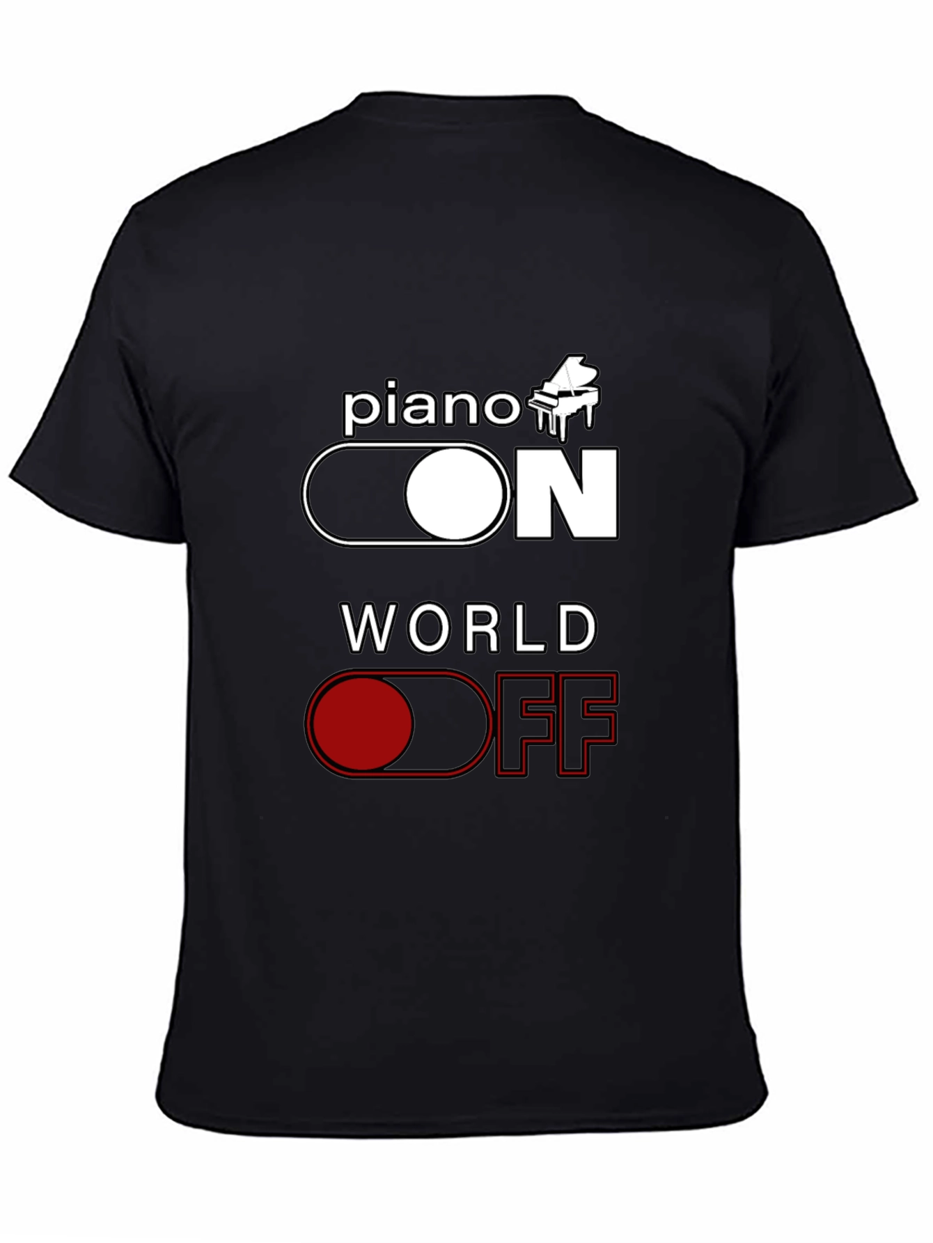 Piano ON World OFF Graphic Tee