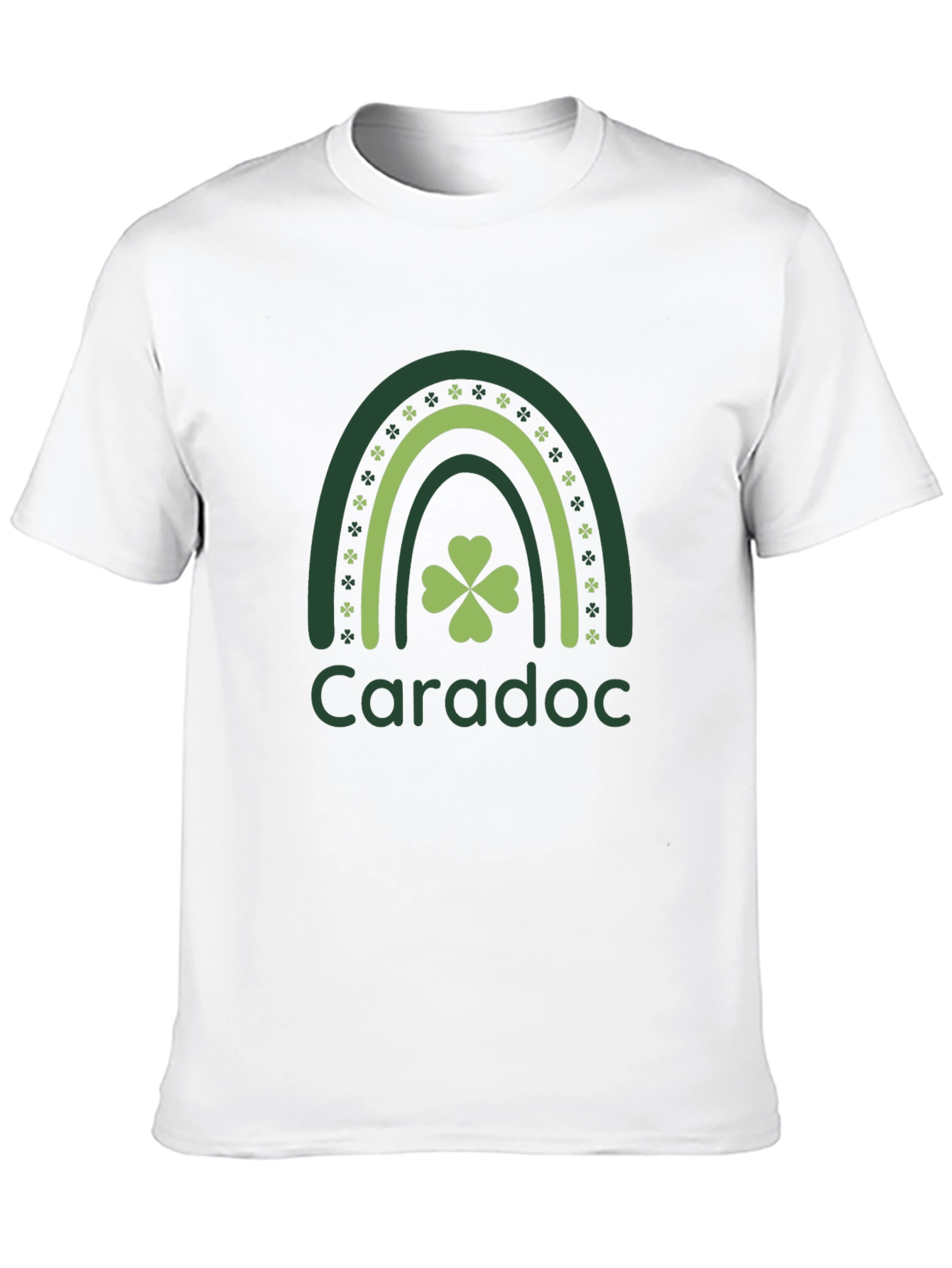 St. Patricks Day Caradoc Shamrock Rainbow T-Shirt