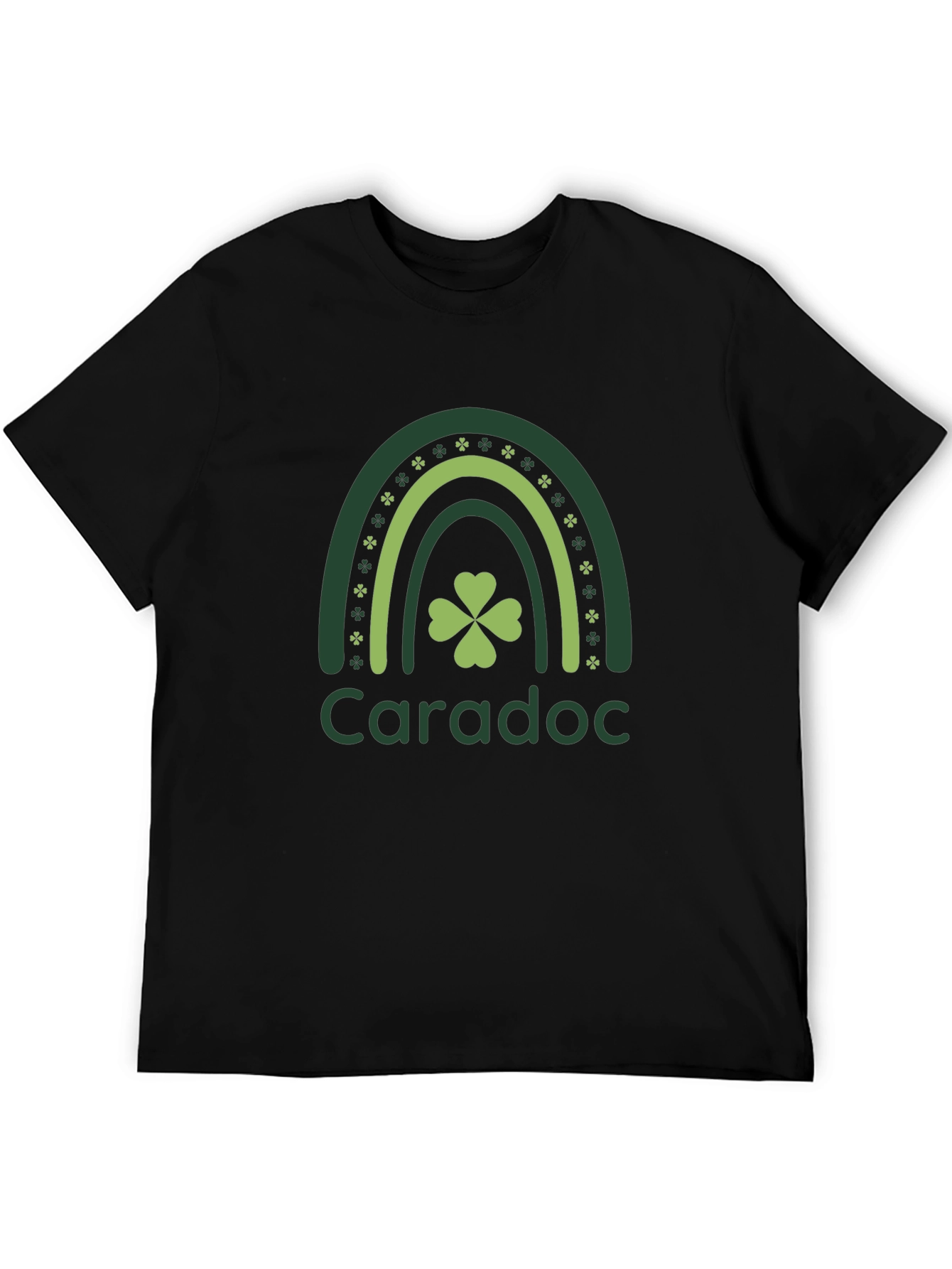 St. Patricks Day Caradoc Shamrock Rainbow T-Shirt