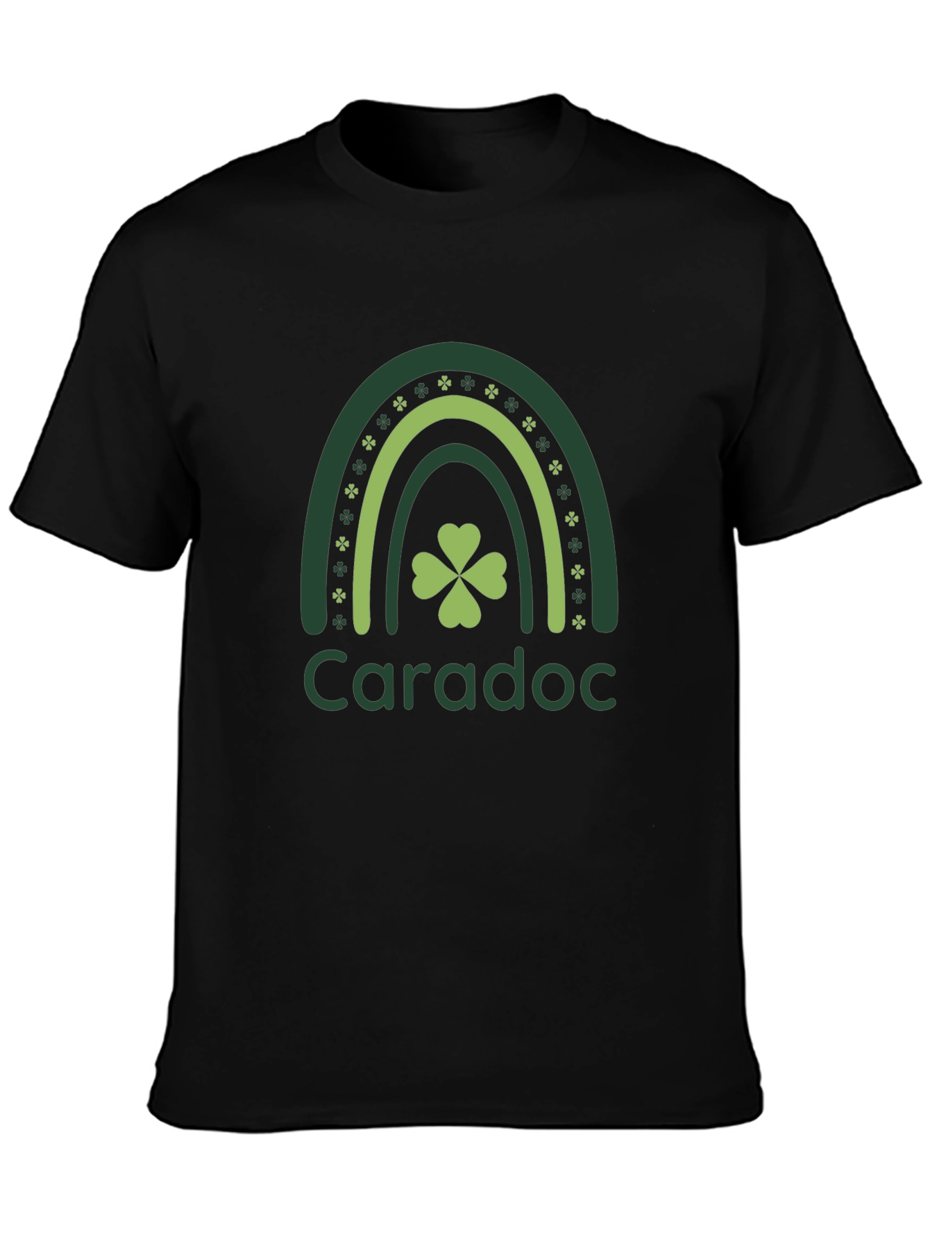 St. Patricks Day Caradoc Shamrock Rainbow T-Shirt