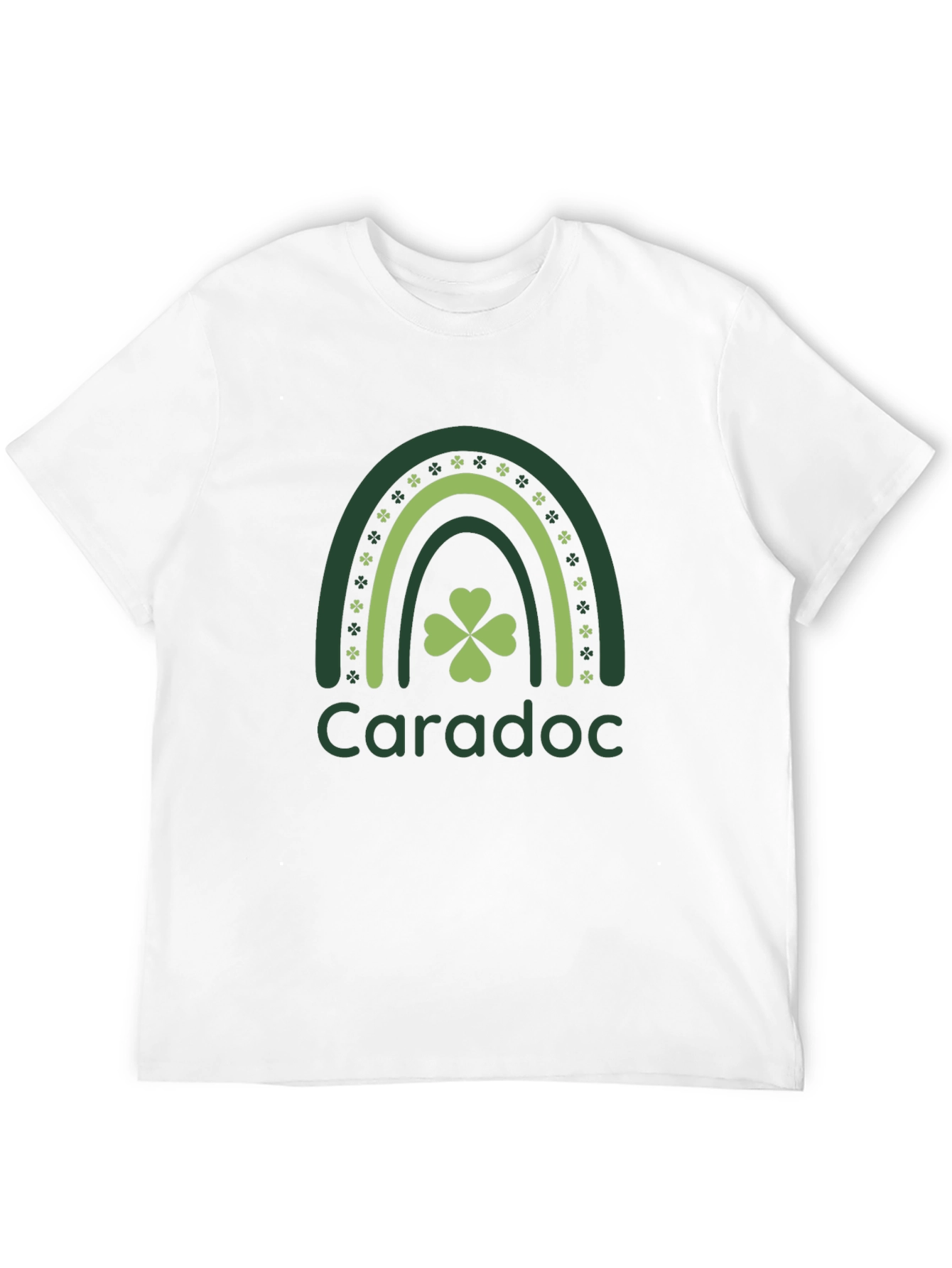 St. Patricks Day Caradoc Shamrock Rainbow T-Shirt
