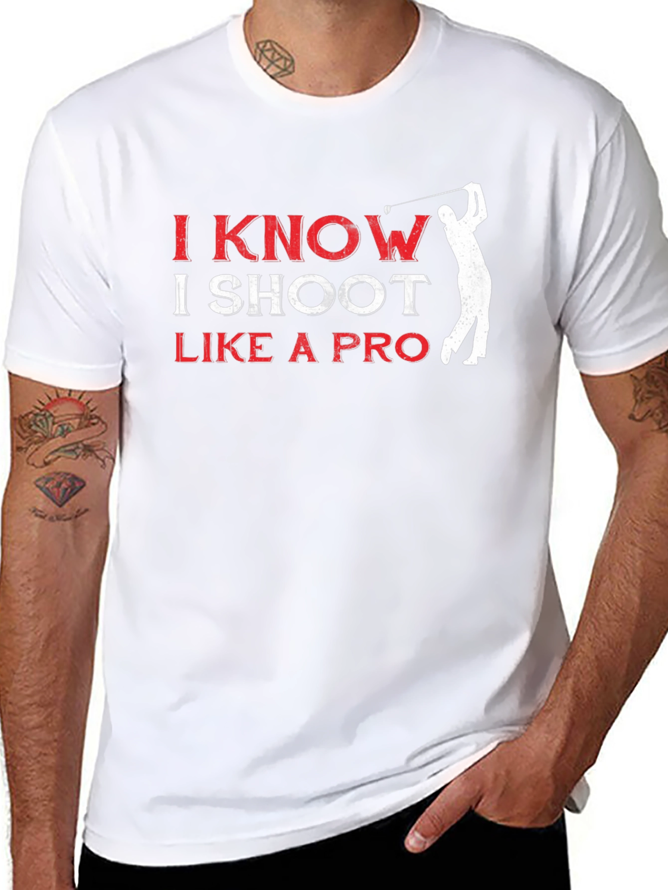 I Know I Shoot Like A Pro Graphic Tee