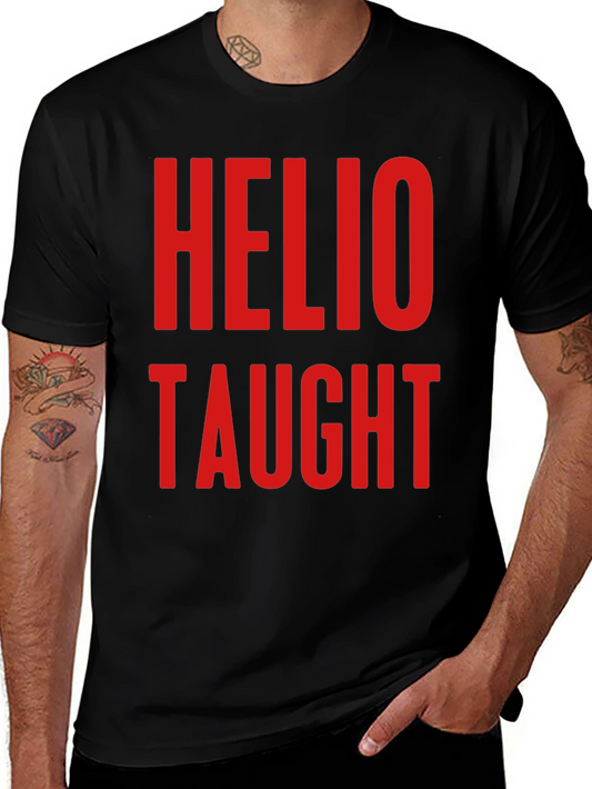 Helio Taught Graphic T-Shirt - Black