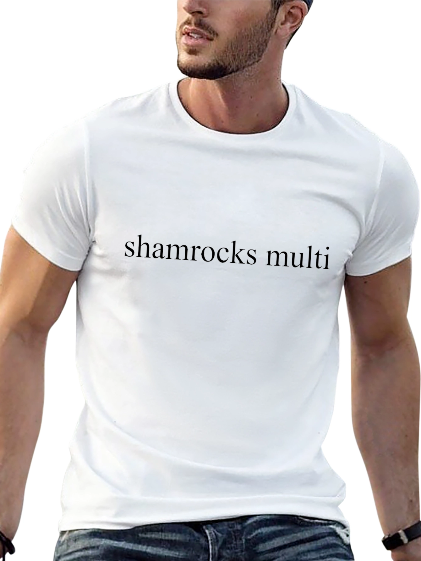 Shamrocks Multi Black T-Shirt - Casual Wear