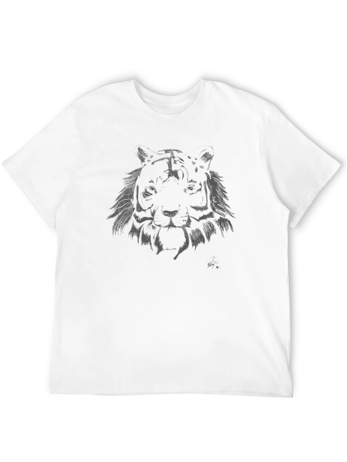 Black Tiger Graphic Tee - Stylish Mens T-Shirt