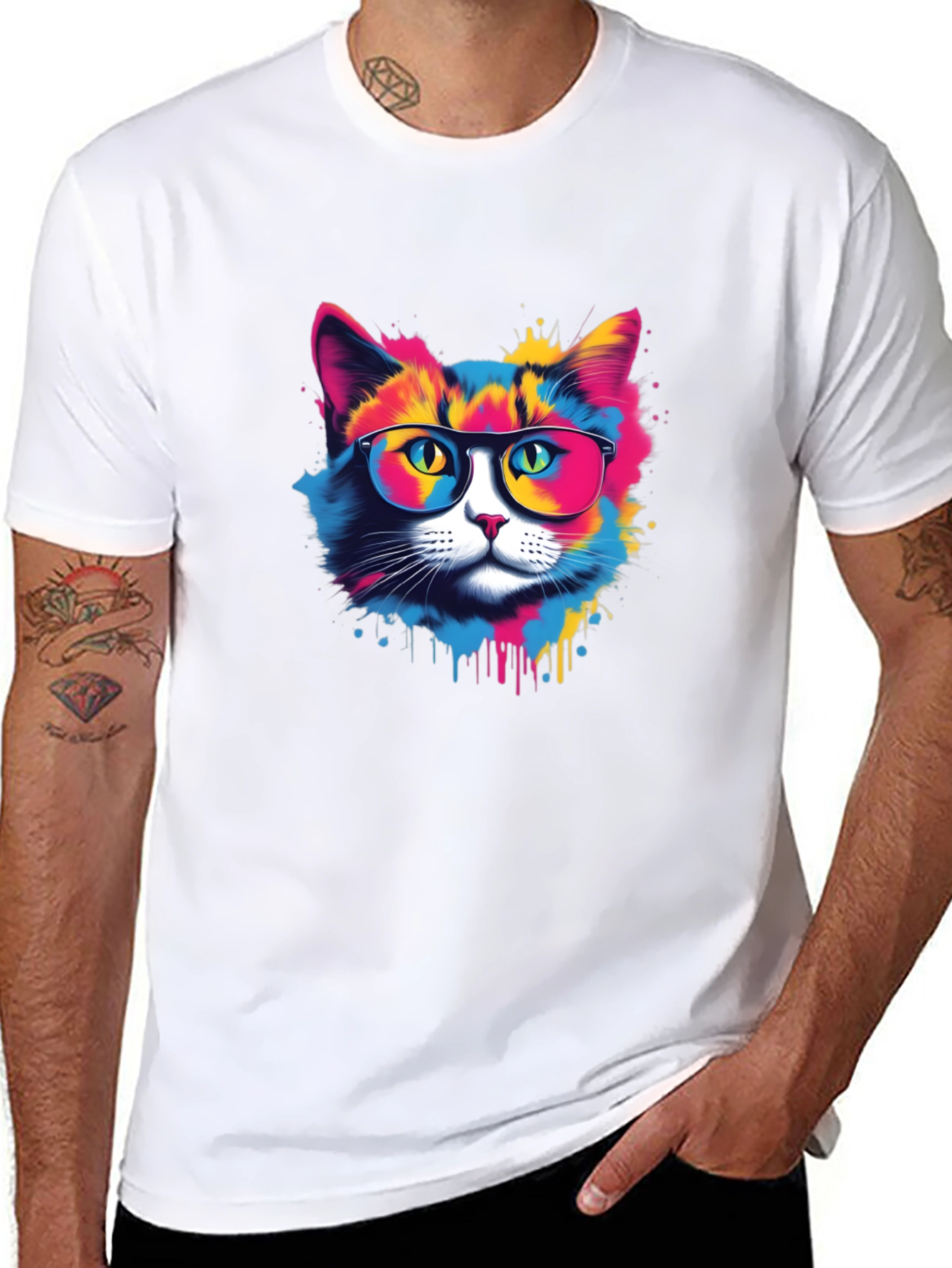 Cool Cat Black T-Shirt
