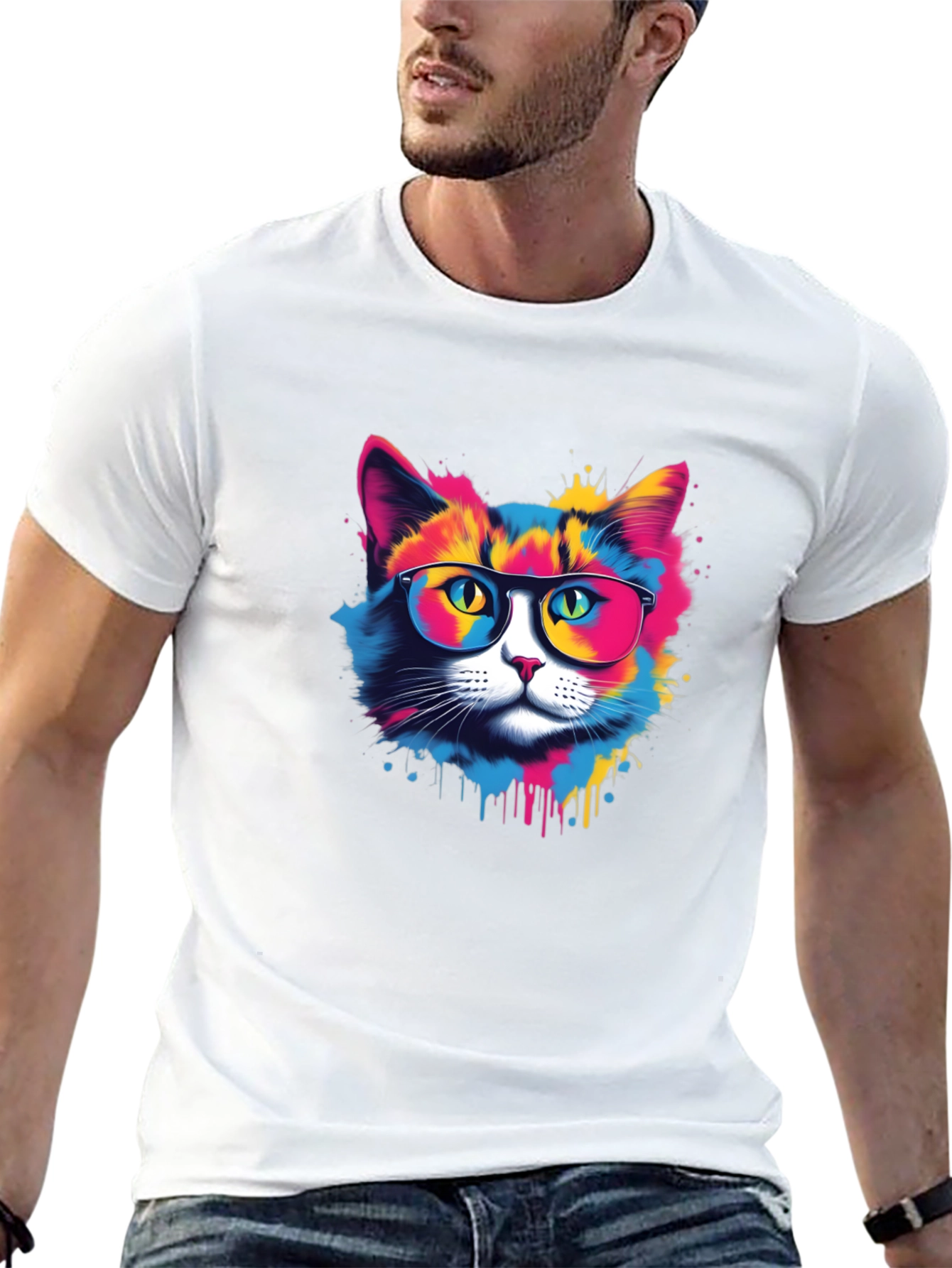 Cool Cat Black T-Shirt