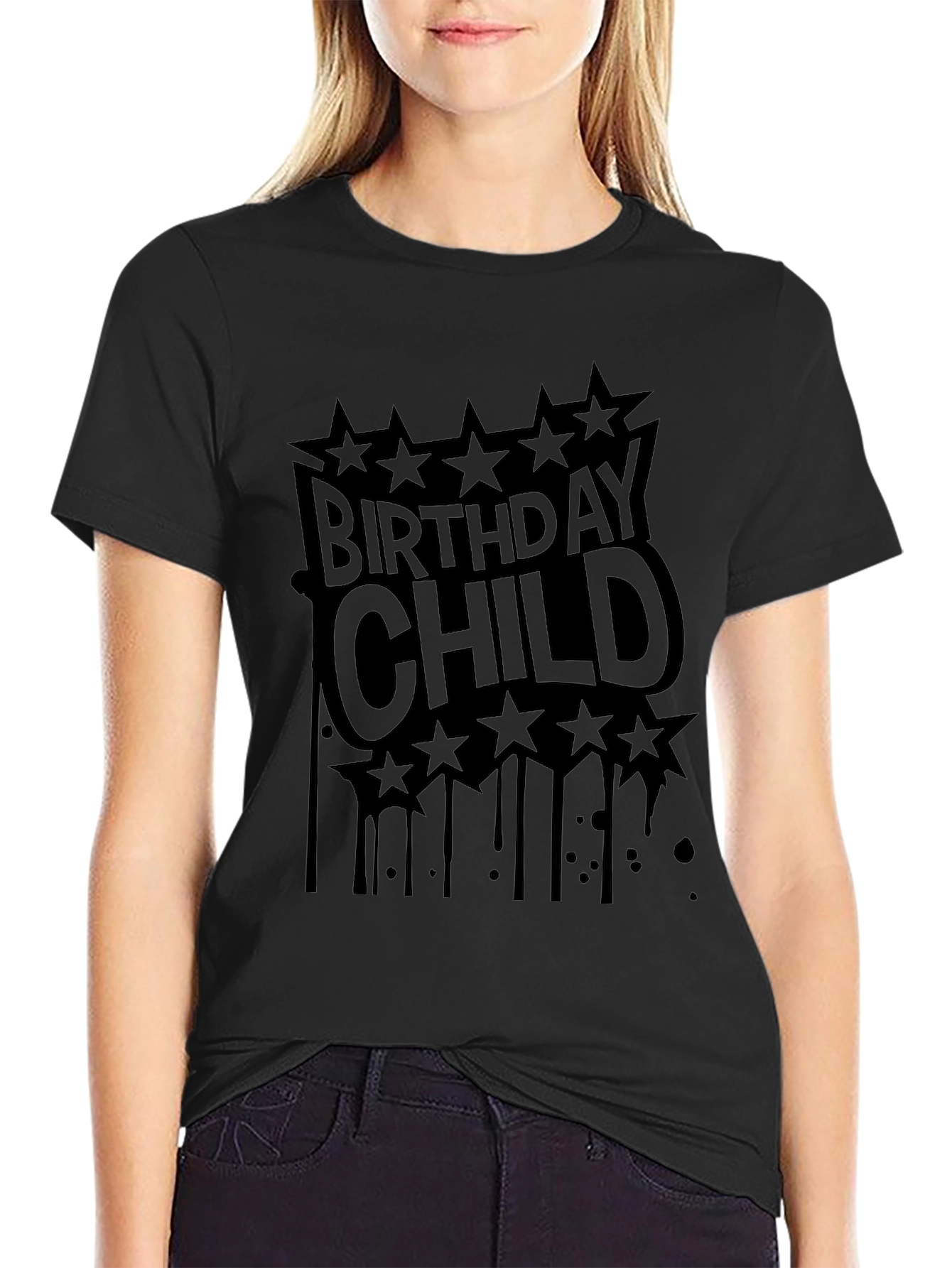 Birthday Child T-Shirt - Black Graphic Tee
