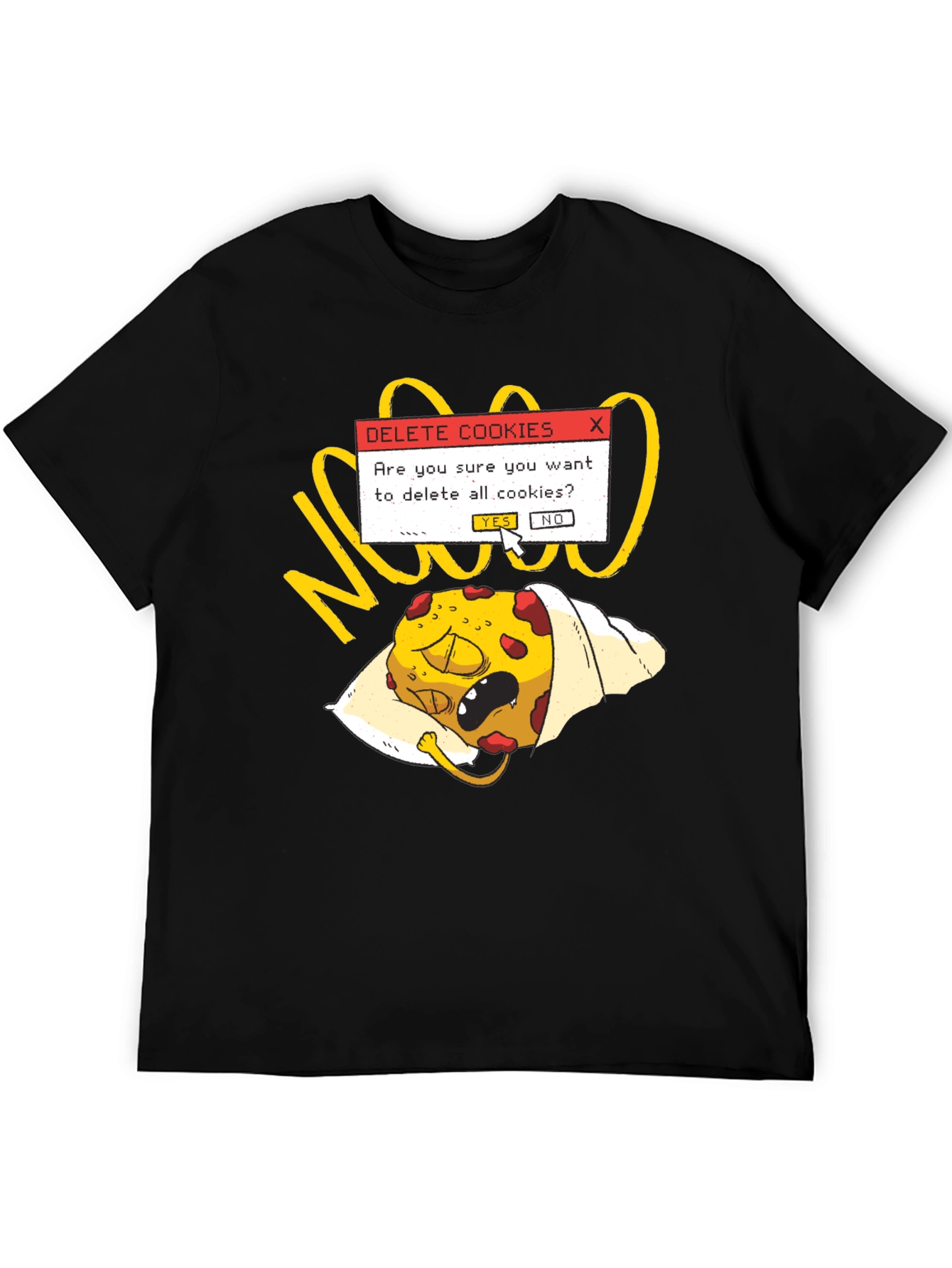 Delete Cookies T-Shirt - Funny Geek Tee