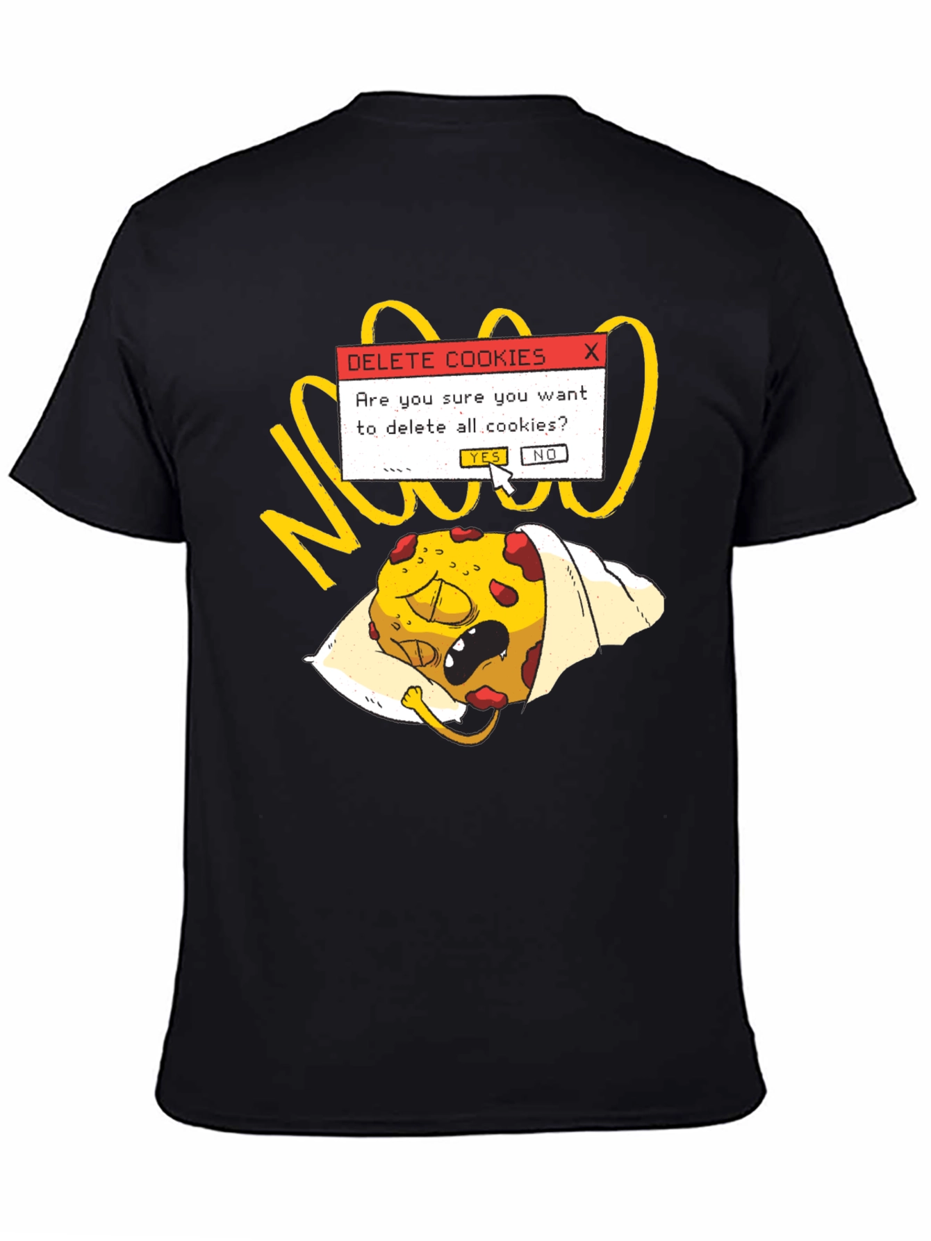 Delete Cookies T-Shirt - Funny Geek Tee