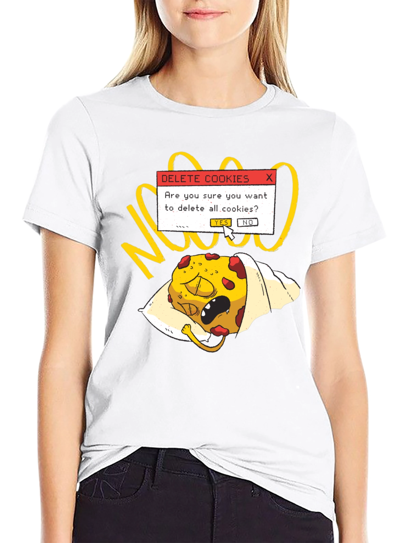 Delete Cookies T-Shirt - Funny Geek Tee