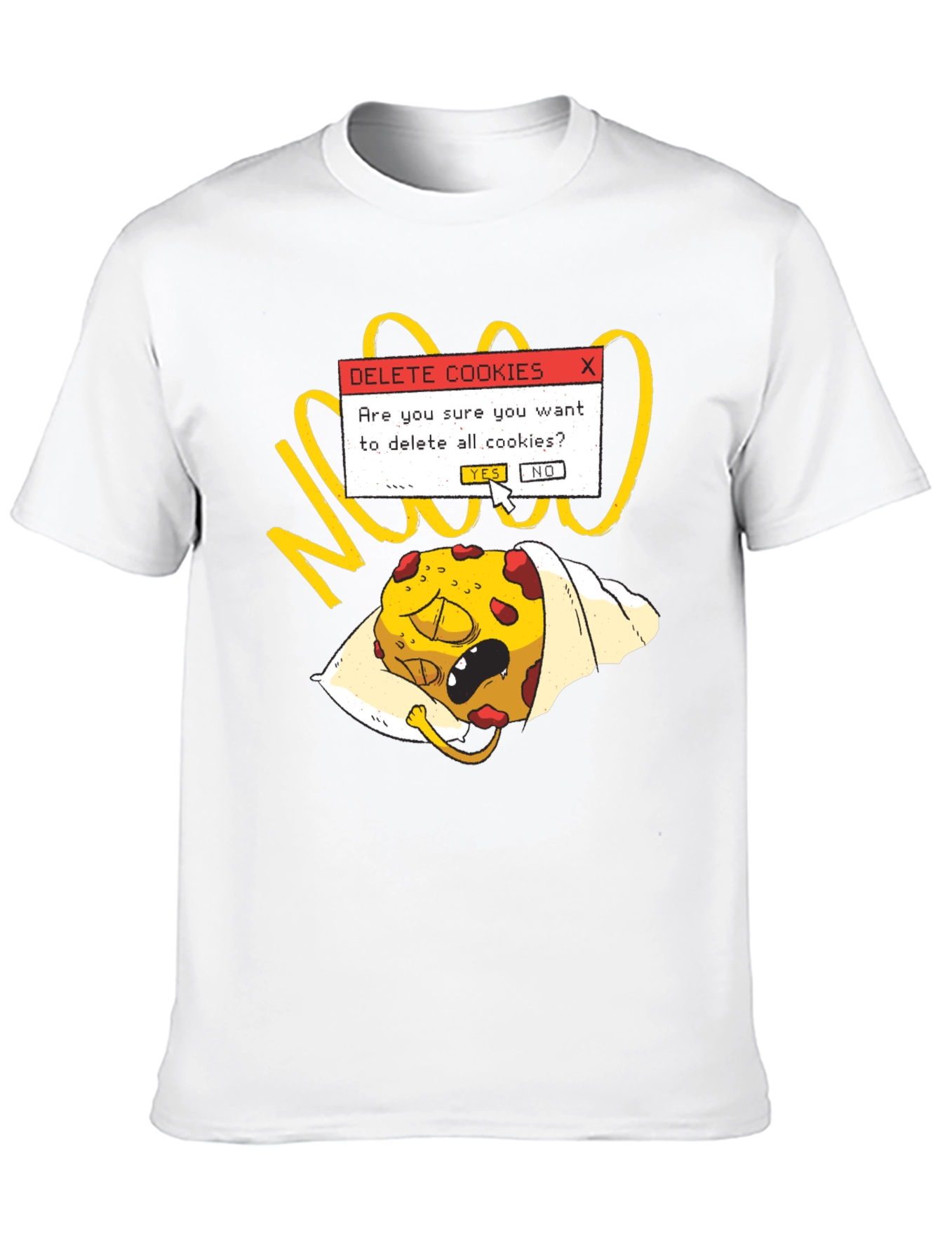 Delete Cookies T-Shirt - Funny Geek Tee