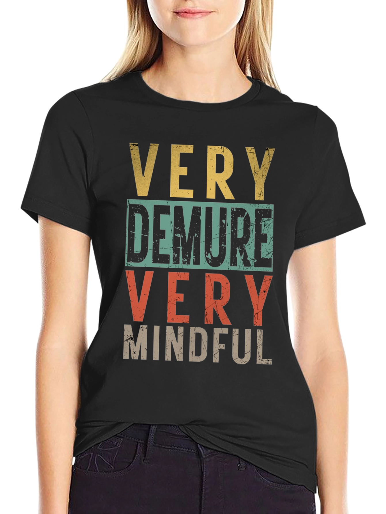 Very Demure Very Mindful Graphic Tee